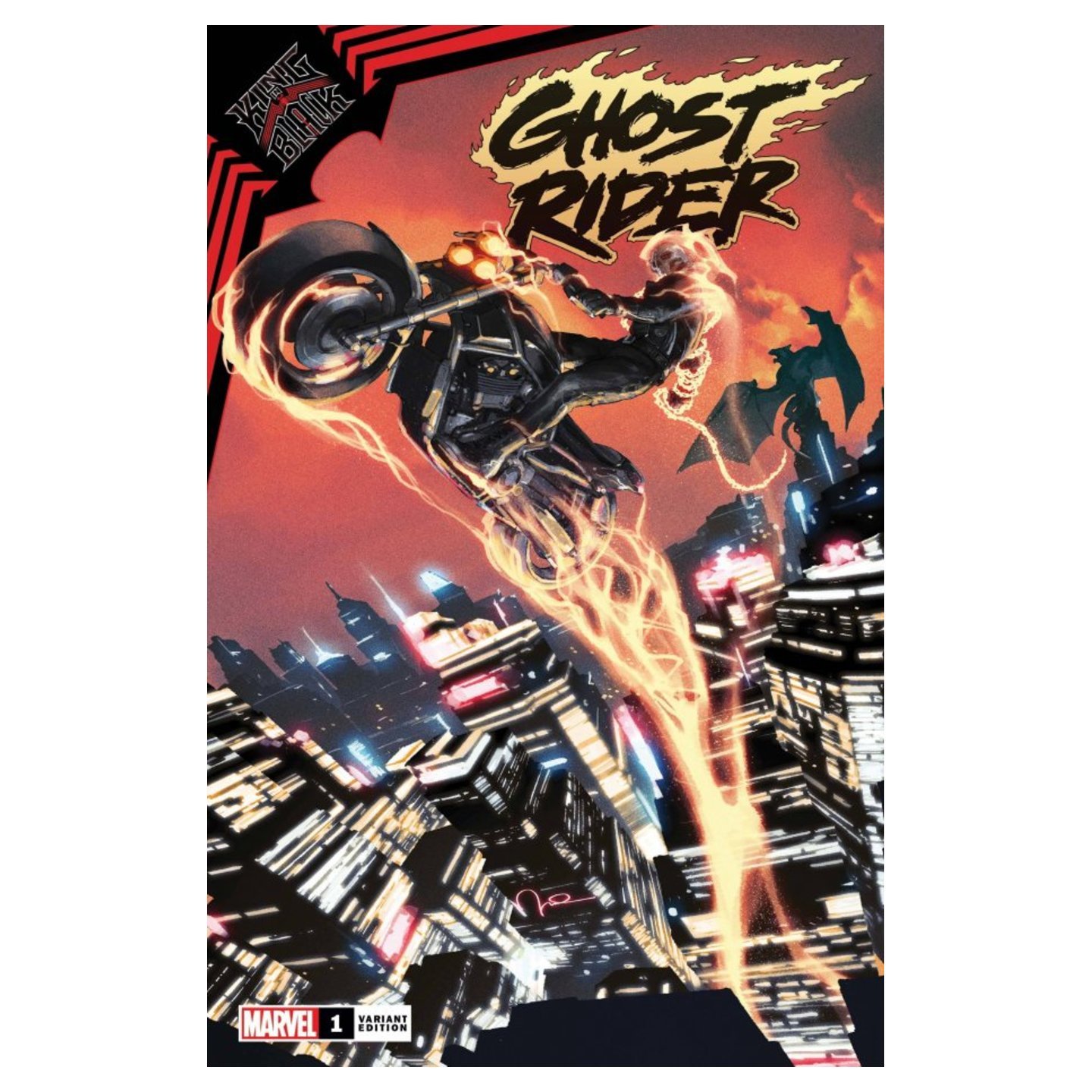 KING IN BLACK GHOST RIDER #1 PAREL VAR