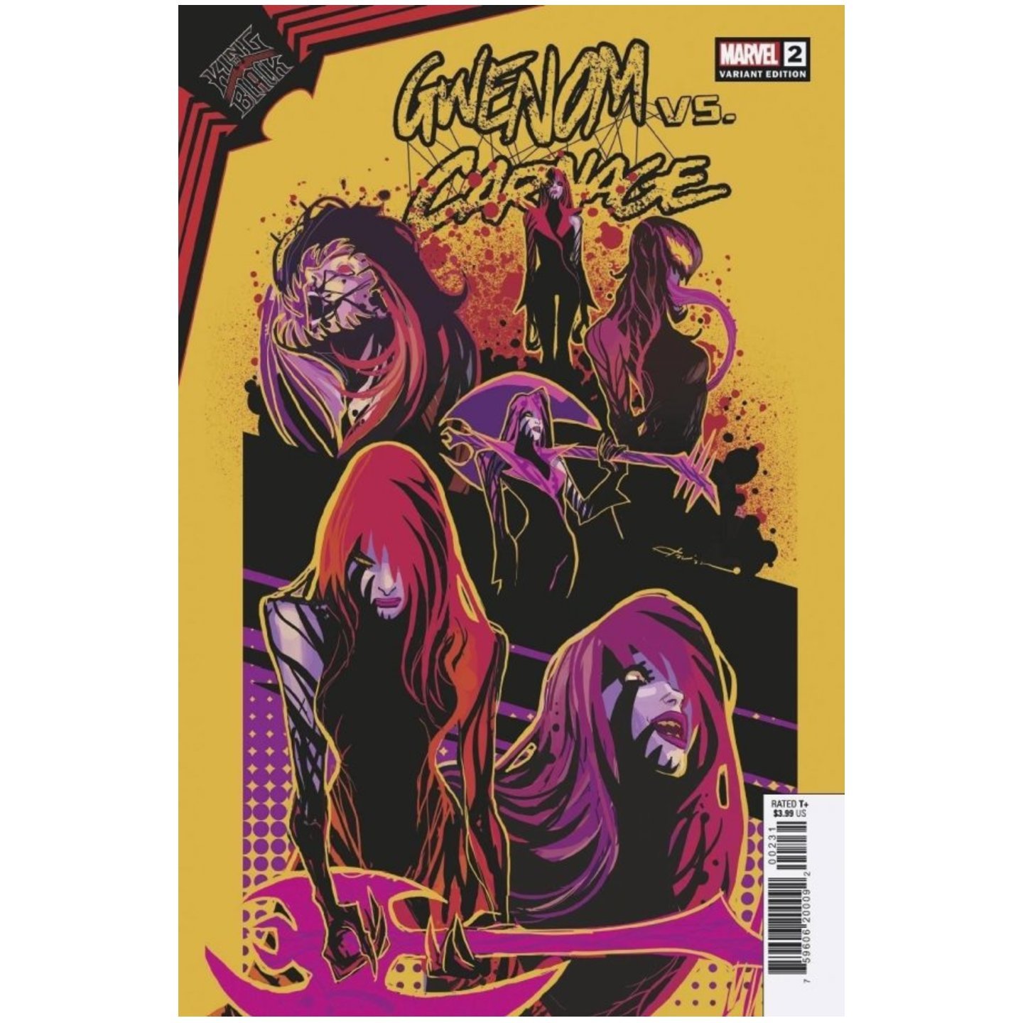 GWENOM VS CARNAGE #2 Flaviano Design Variant