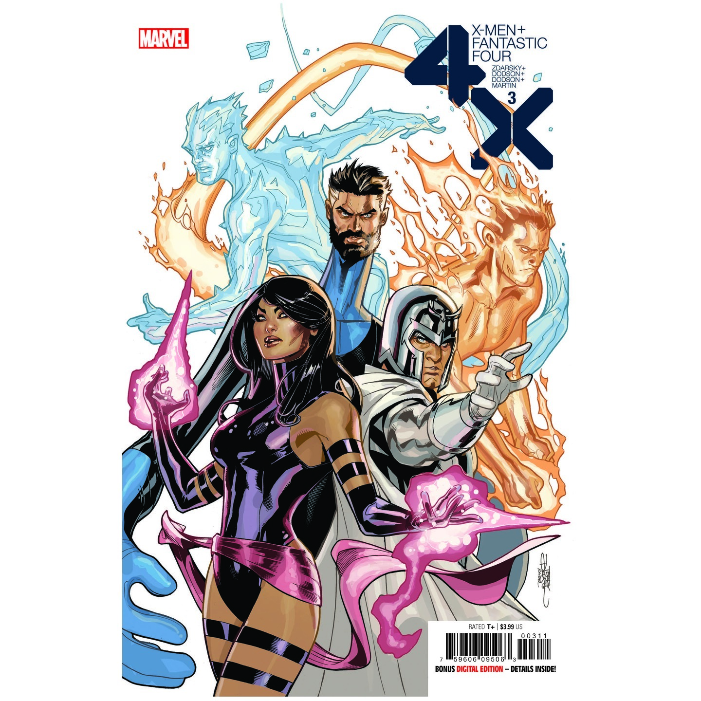 X-MEN FANTASTIC FOUR 3 OF 4