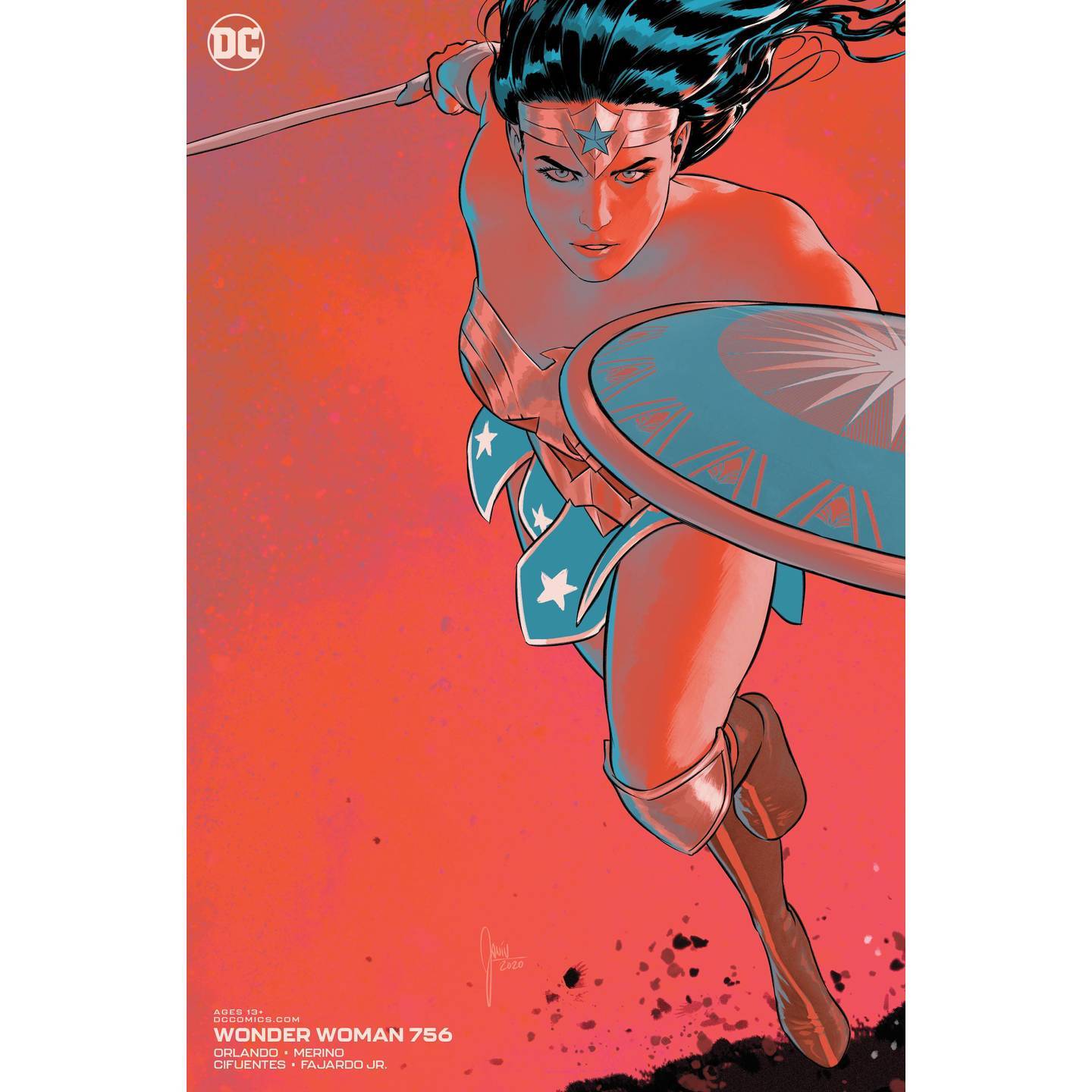 WONDER WOMAN #756 CARD STOCK MIKEL JANIN VAR ED