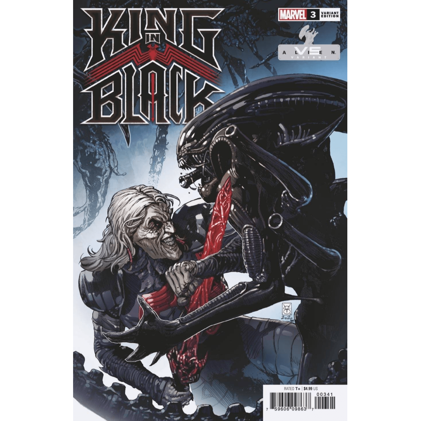 KING IN BLACK #3 (OF 5) GIANGIORDANO MARVEL VS ALIEN VAR