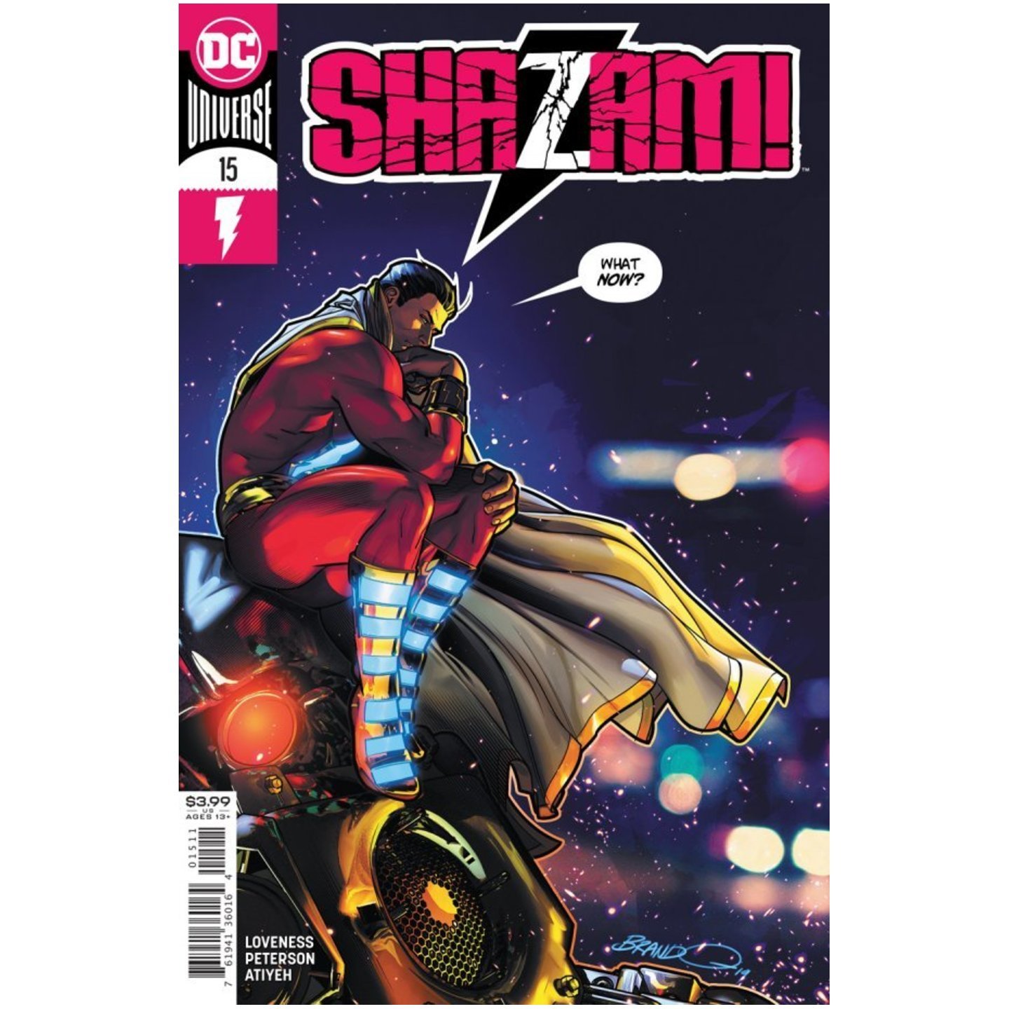 SHAZAM #15 CVR A BRANDON PETERSON