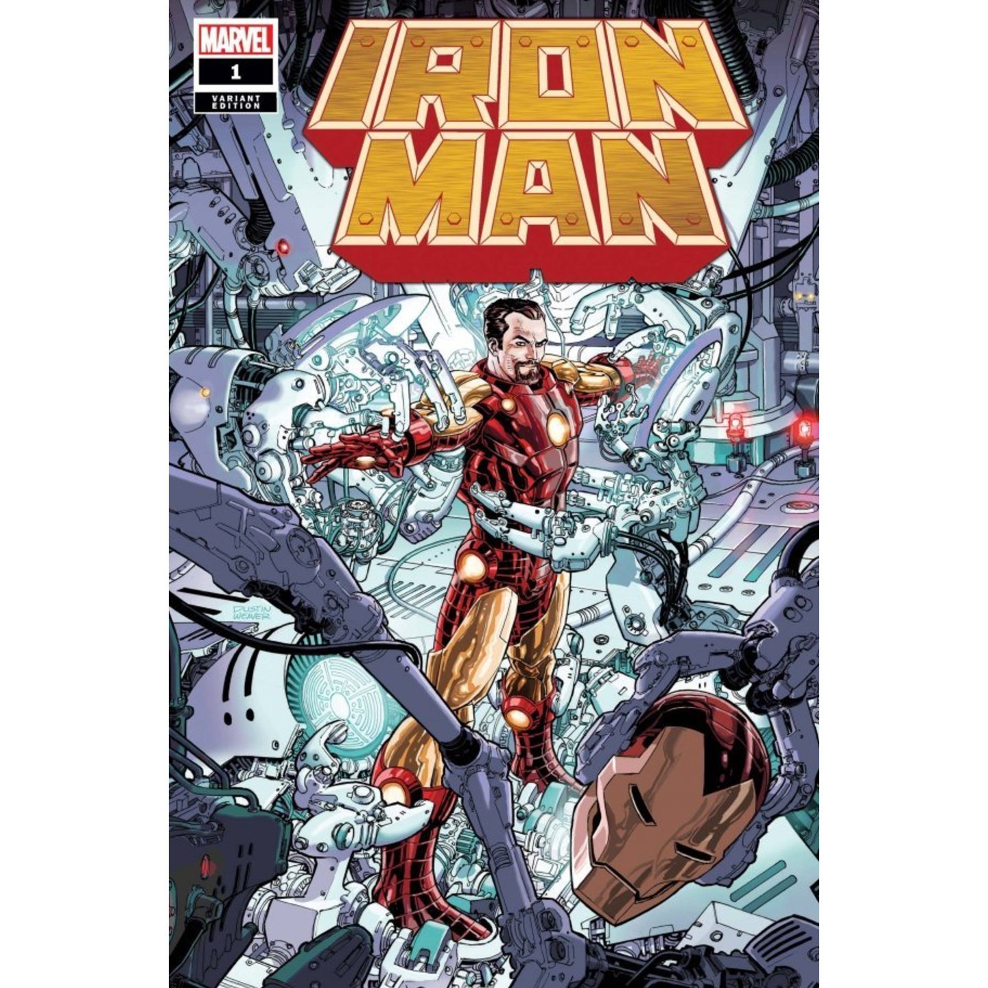 IRON MAN #1 WEAVER VAR