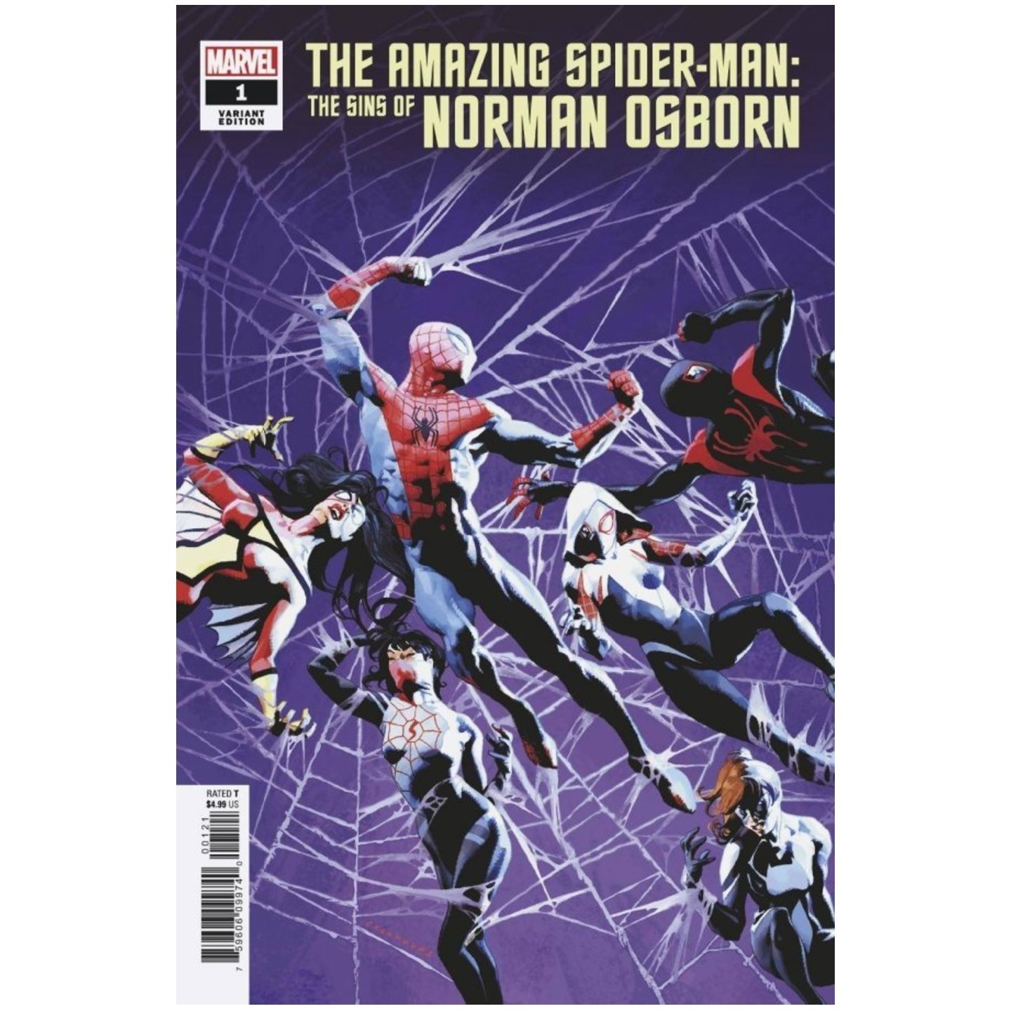 AMAZING SPIDER-MAN SINS OF NORMAN OSBORN #1 CASANOVAS VAR