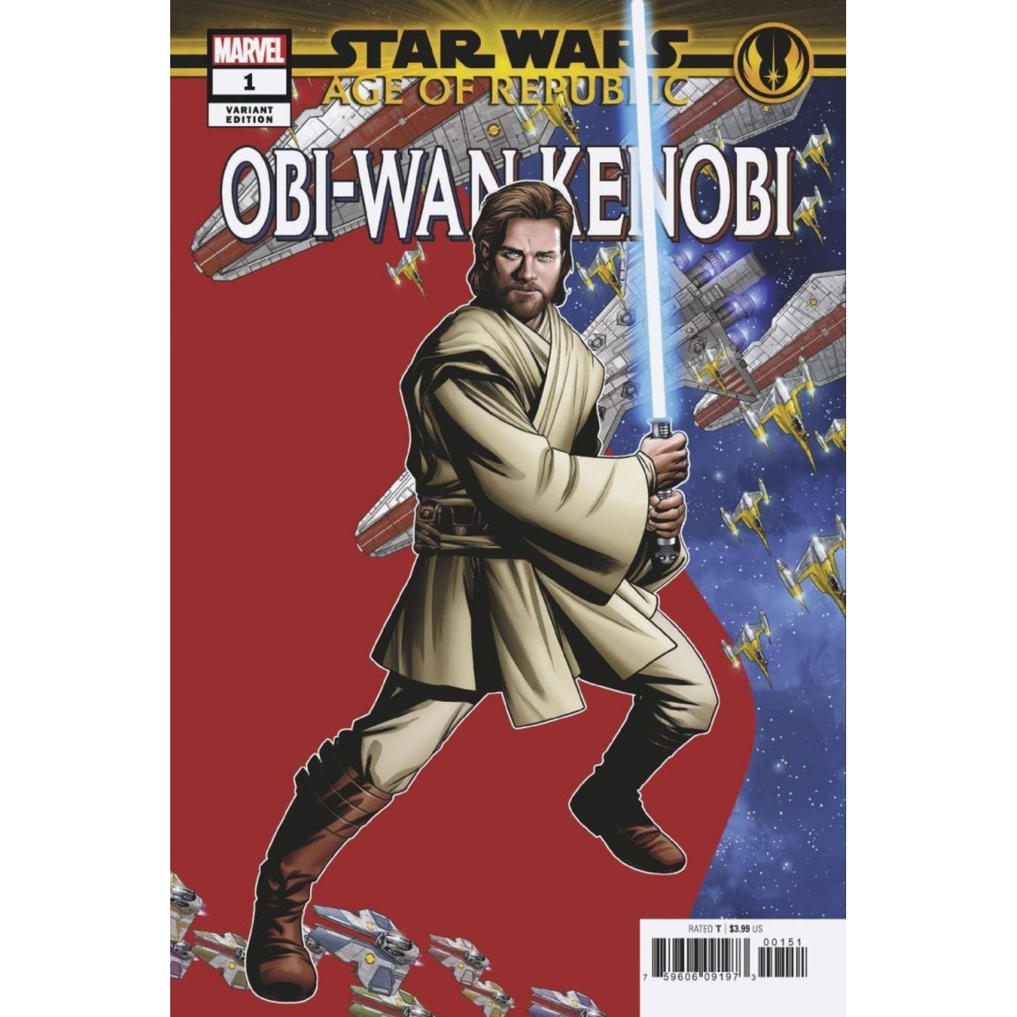 STAR WARS AGE OF THE REPUBLIC - OBI-WAN KENOBI - MCKONE VAR