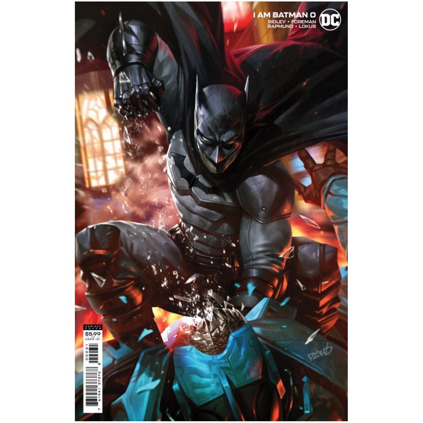 I AM BATMAN #0 CVR B DERRICK CHEW CARD STOCK VAR