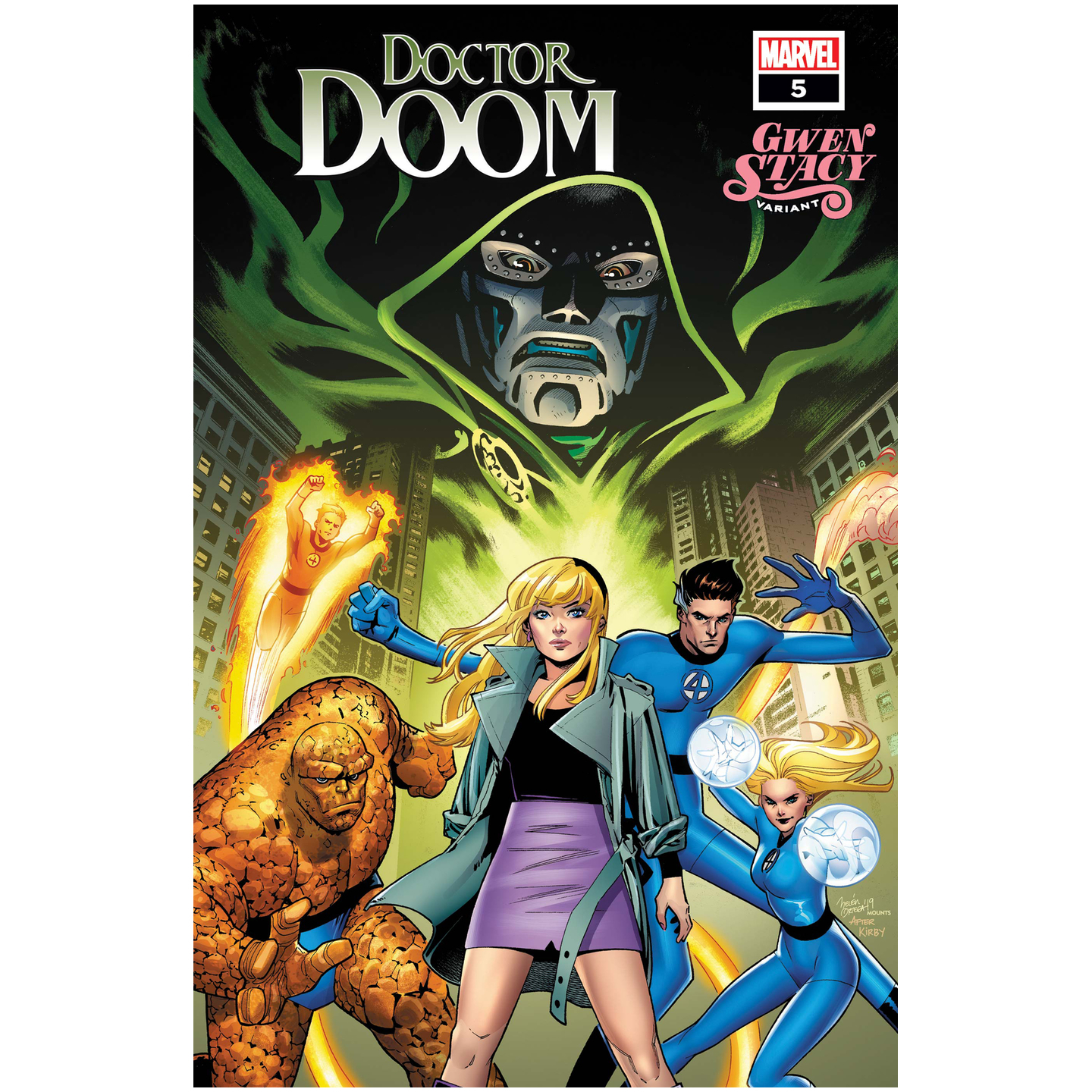 DOCTOR DOOM 5 ORTEGA GWEN STACY VAR