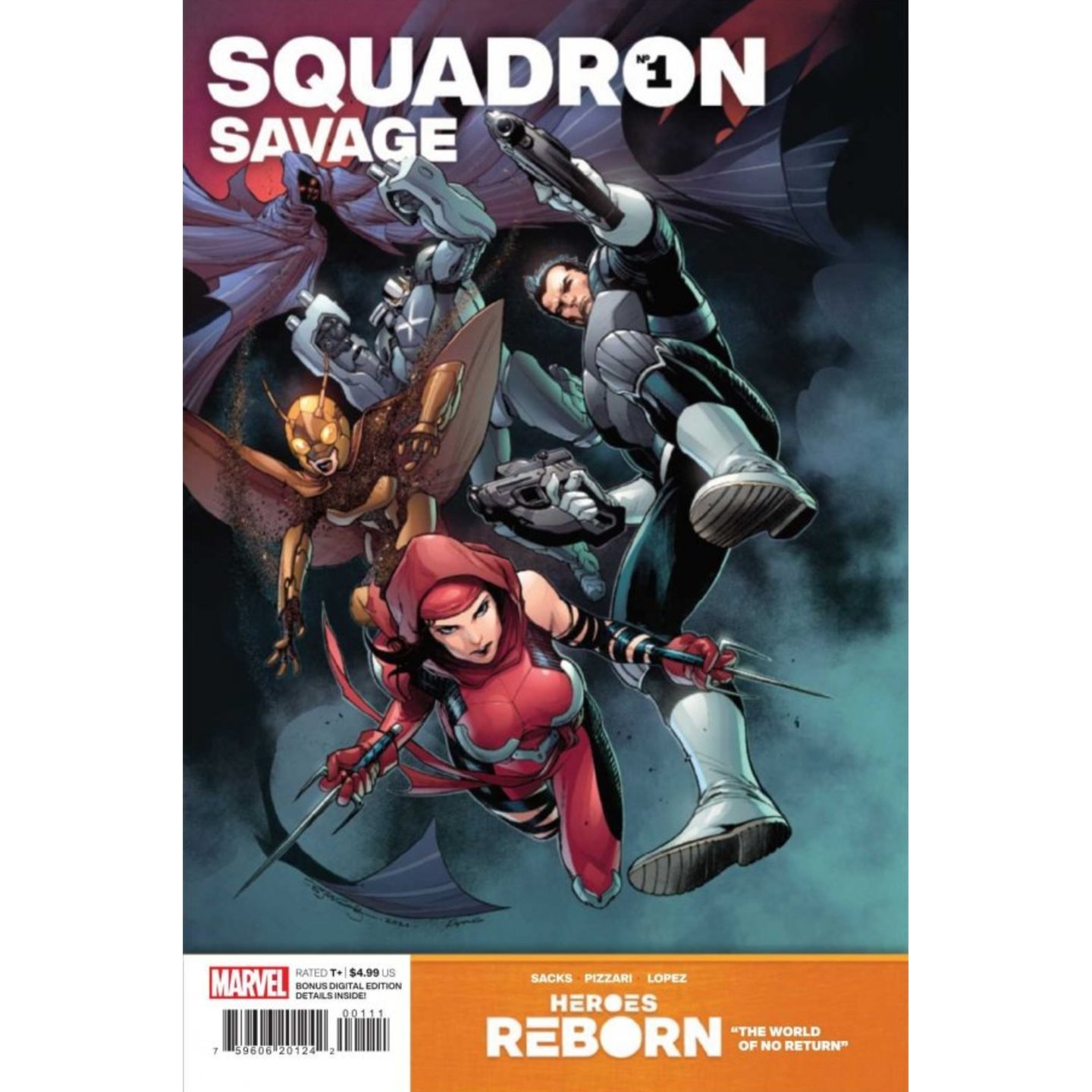 HEROES REBORN SQUADRON SAVAGE #1