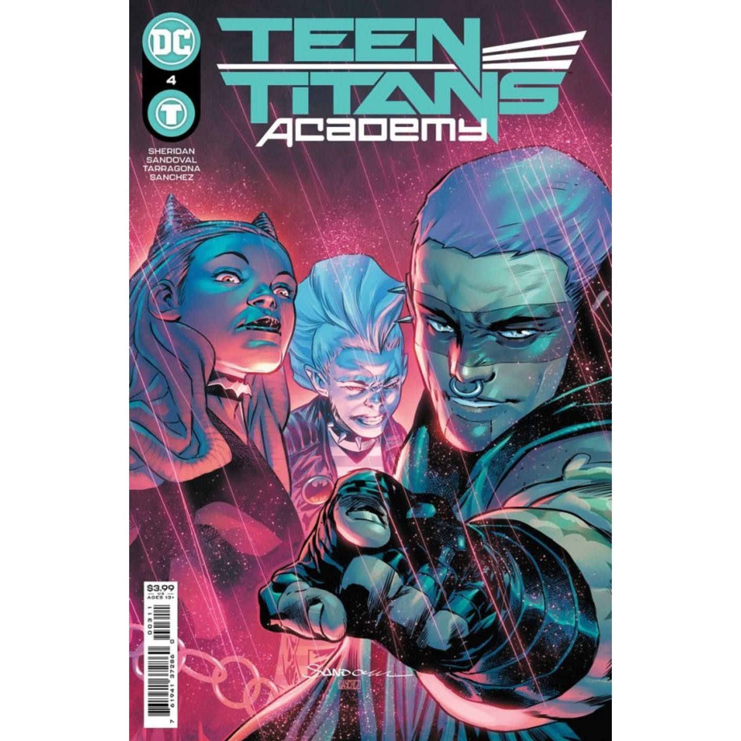 TEEN TITANS ACADEMY #4 CVR A RAFA SANDOVAL