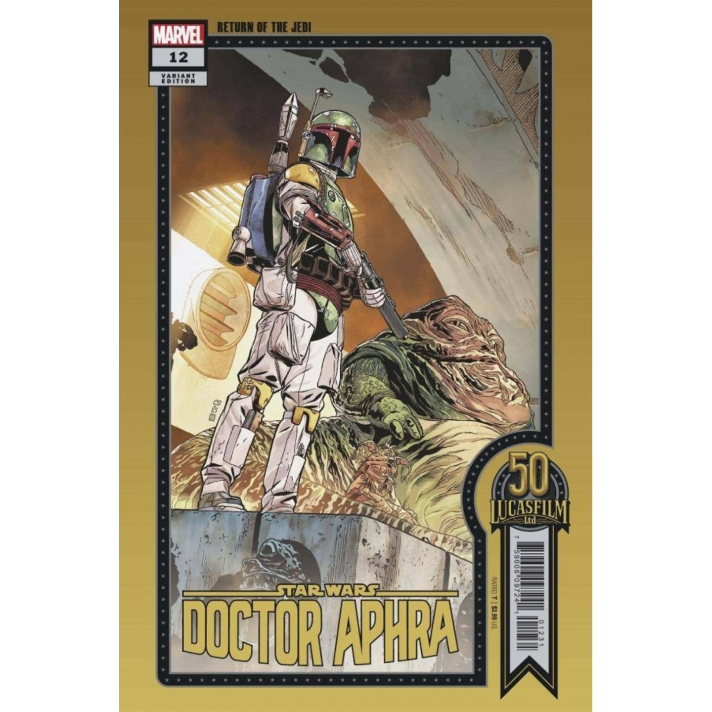 STAR WARS DOCTOR APHRA #12 SPROUSE LUCASFILM 50TH VAR WOBH