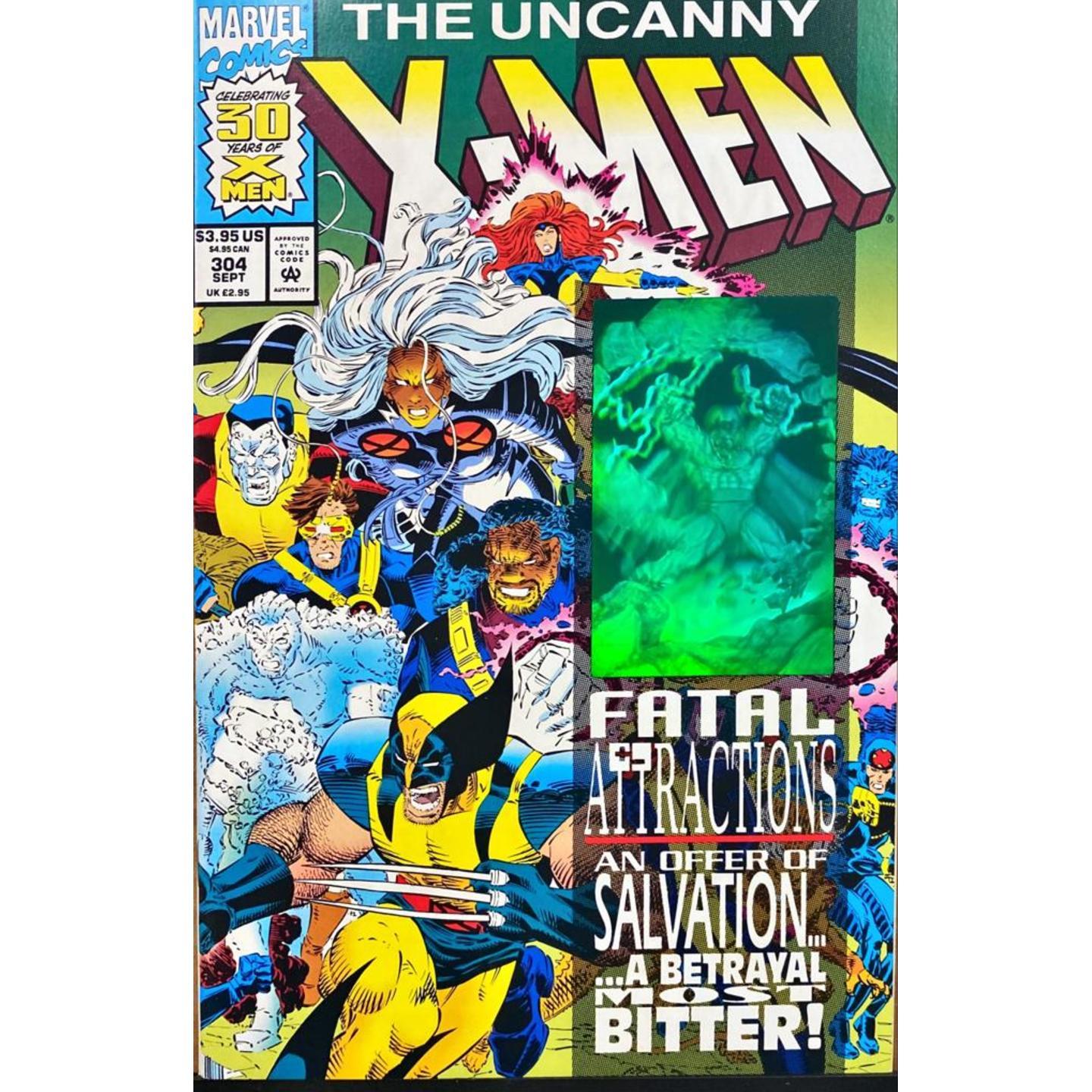 UNCANNY X-MEN # 304 * HOLOGRAM COVER * MARVEL COMICS *