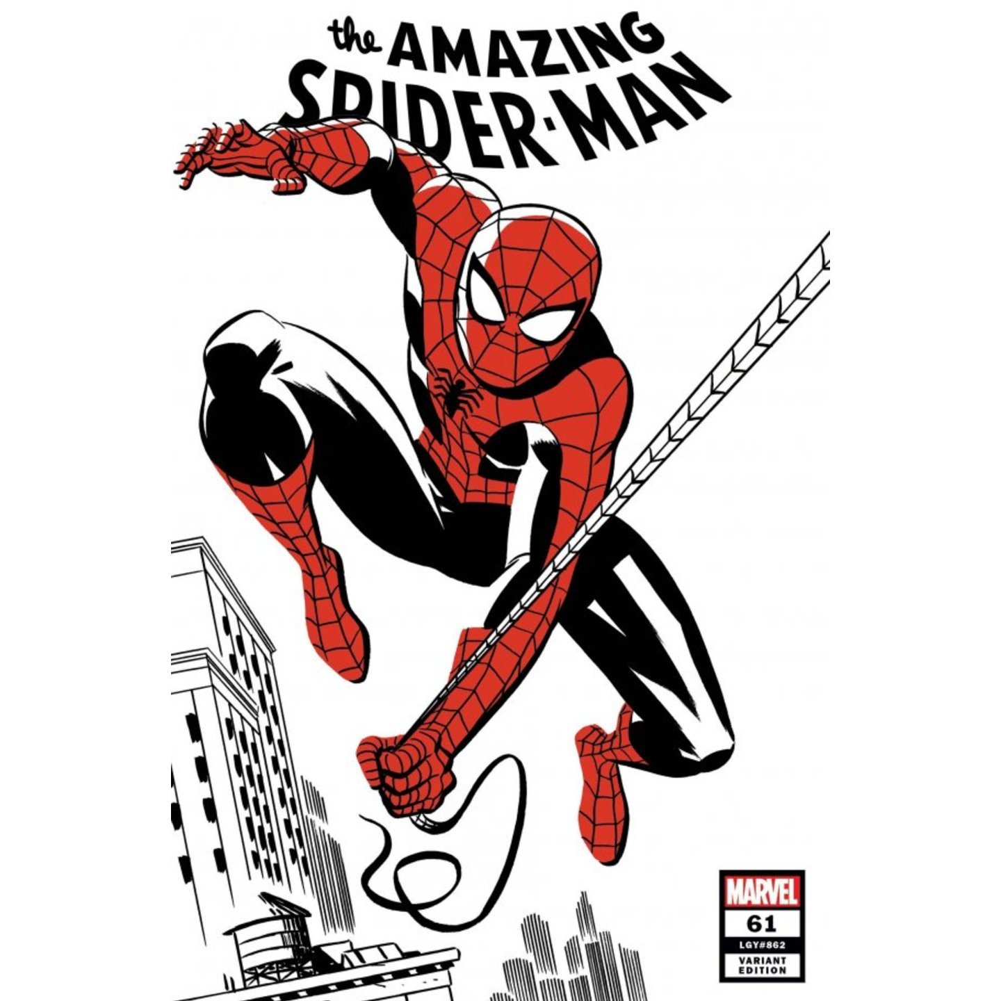 AMAZING SPIDER-MAN #61 MICHAEL CHO SPIDER-MAN TWO-TONE VAR