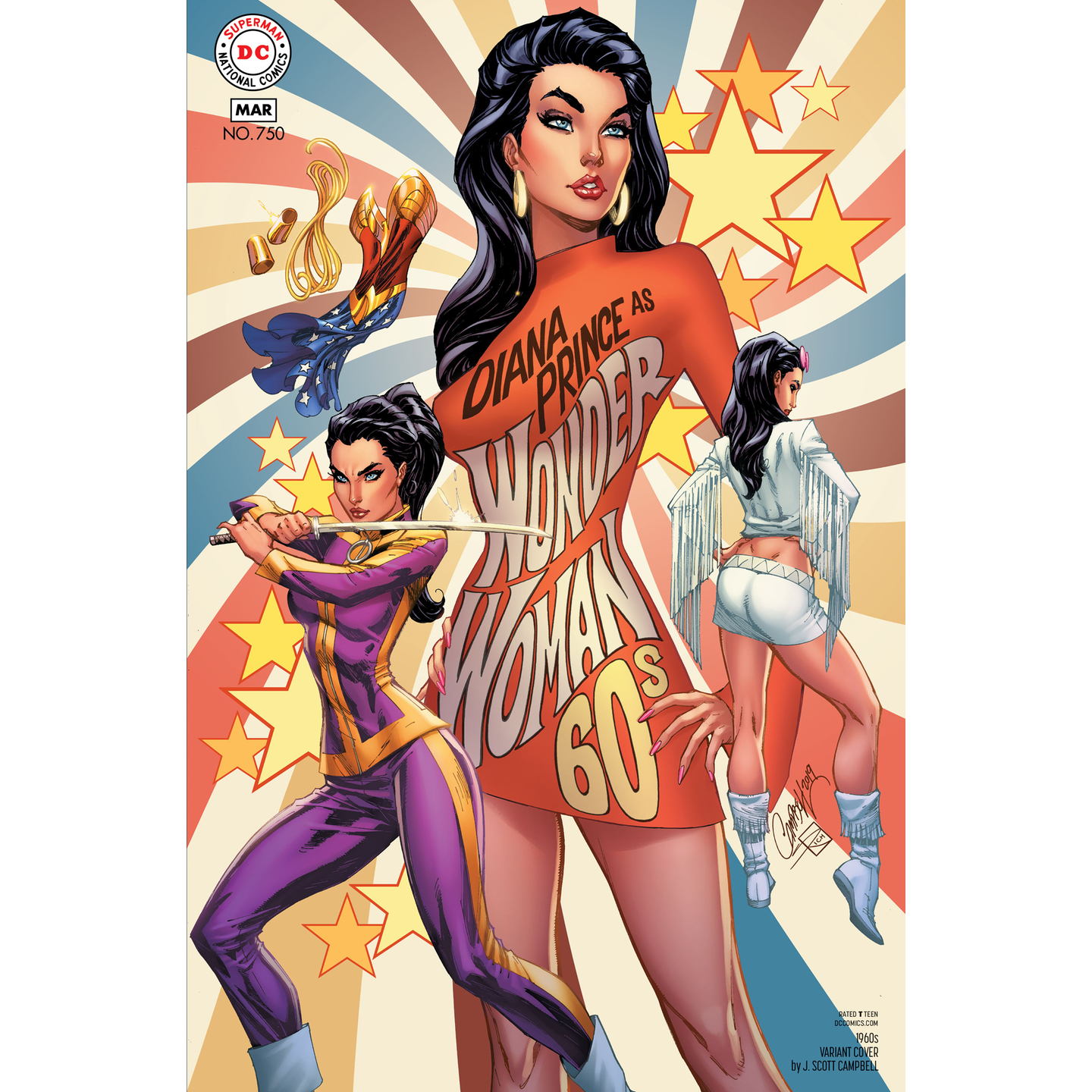 WONDER WOMAN 750 1960S VAR ED