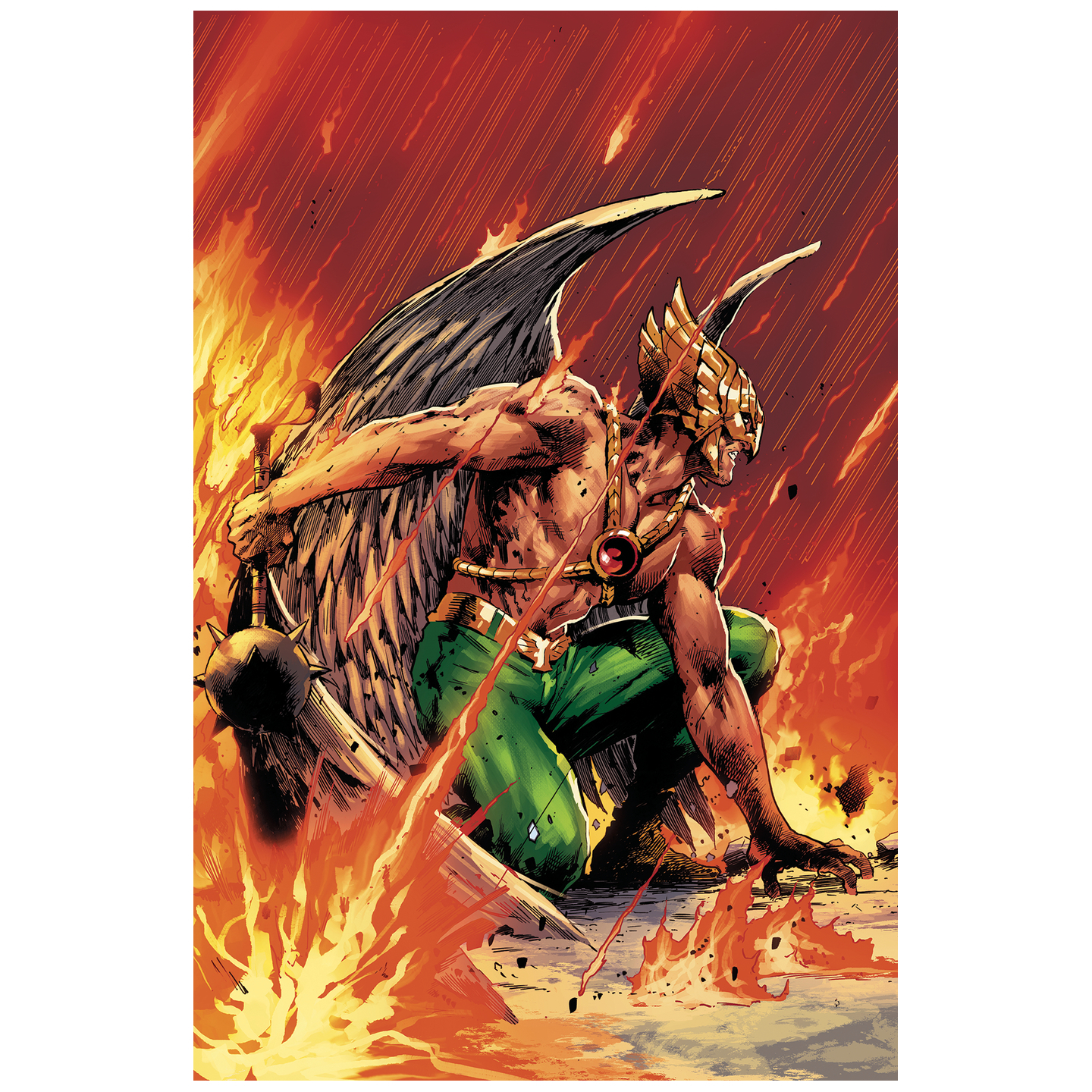 HAWKMAN 21 TREVOR HAIRSINE VAR ED