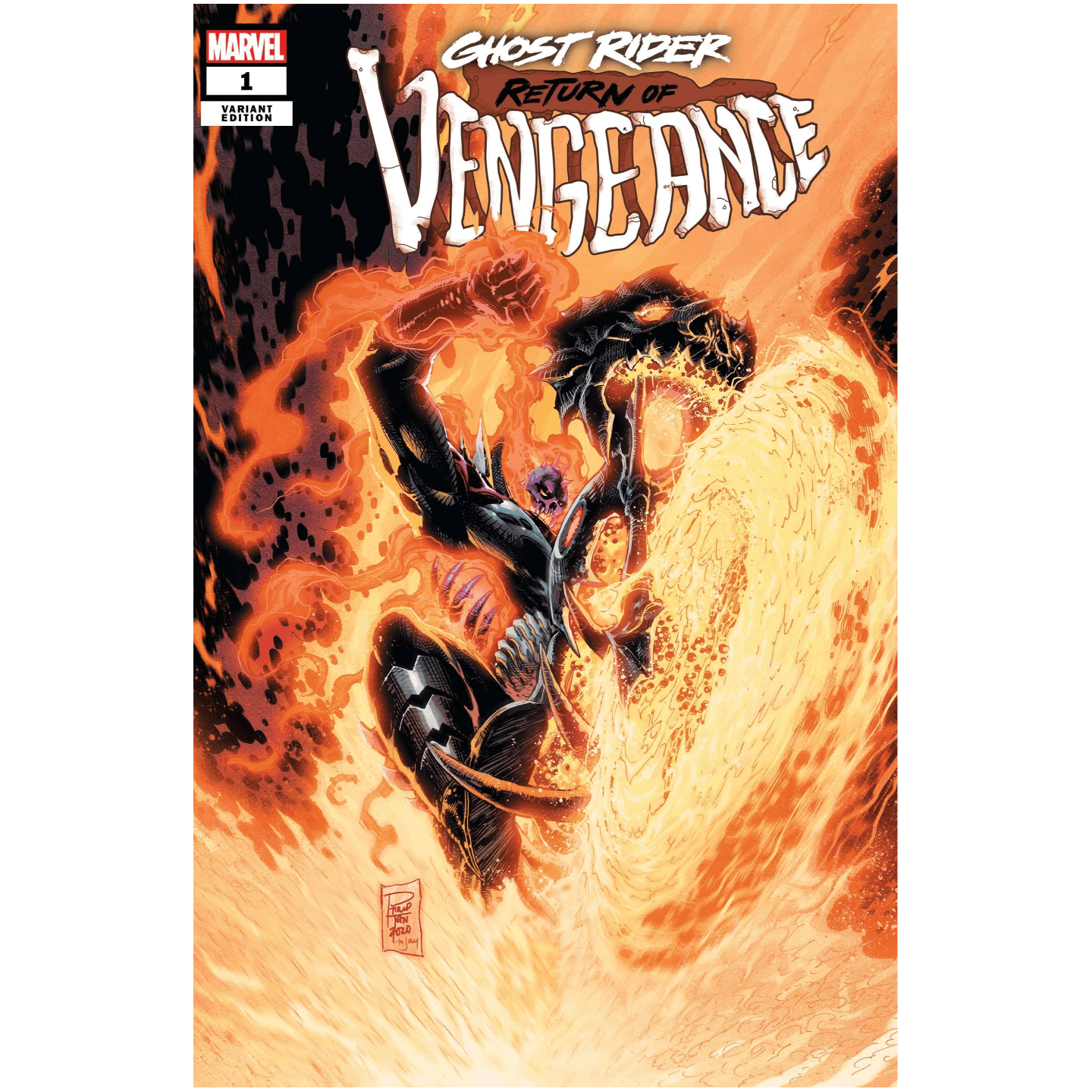 GHOST RIDER RETURN OF VENGEANCE #1 TAN VAR