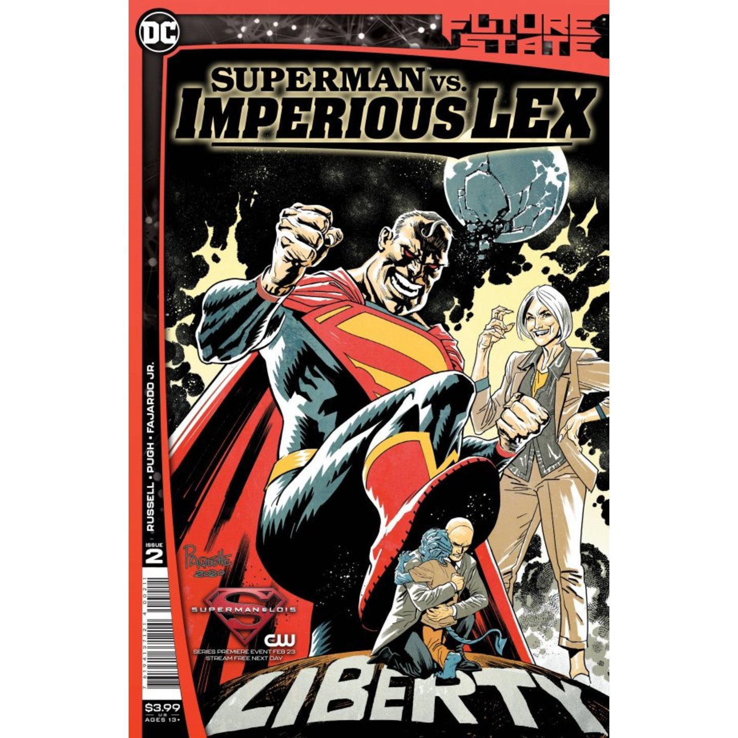 FUTURE STATE SUPERMAN VS IMPERIOUS LEX #2 (OF 3) CVR A YANICK PAQUETTE