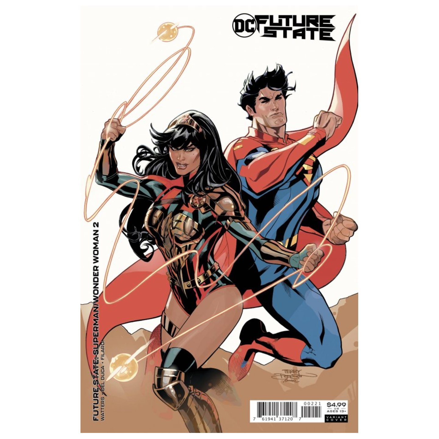 FUTURE STATE SUPERMAN WONDER WOMAN #2 (OF 2) CVR B TERRY DODSON & RACHEL DODSON CARD STOCK VAR