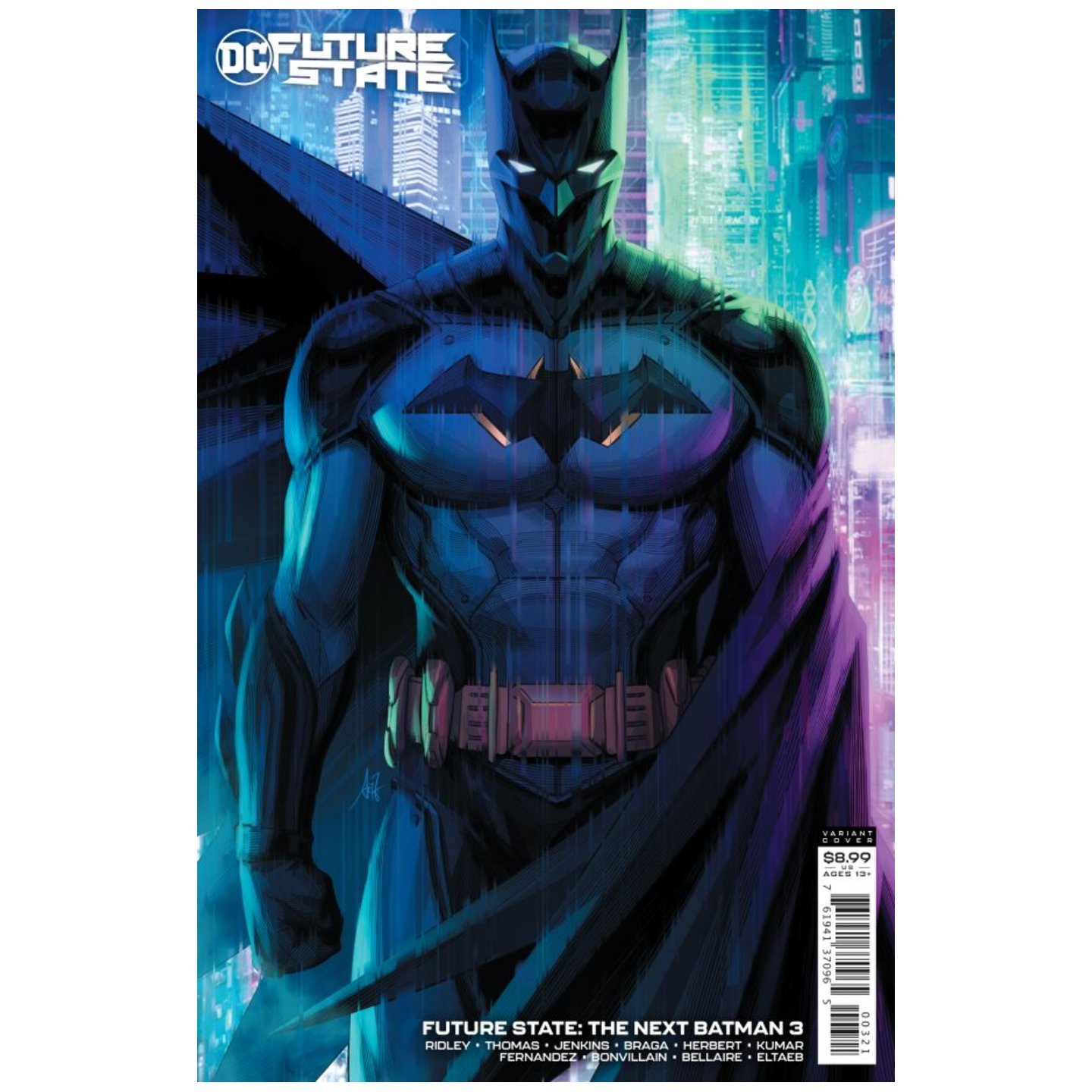 FUTURE STATE THE NEXT BATMAN #3 (OF 4) CVR B STANLEY ARTGERM LAU CARD STOCK VAR