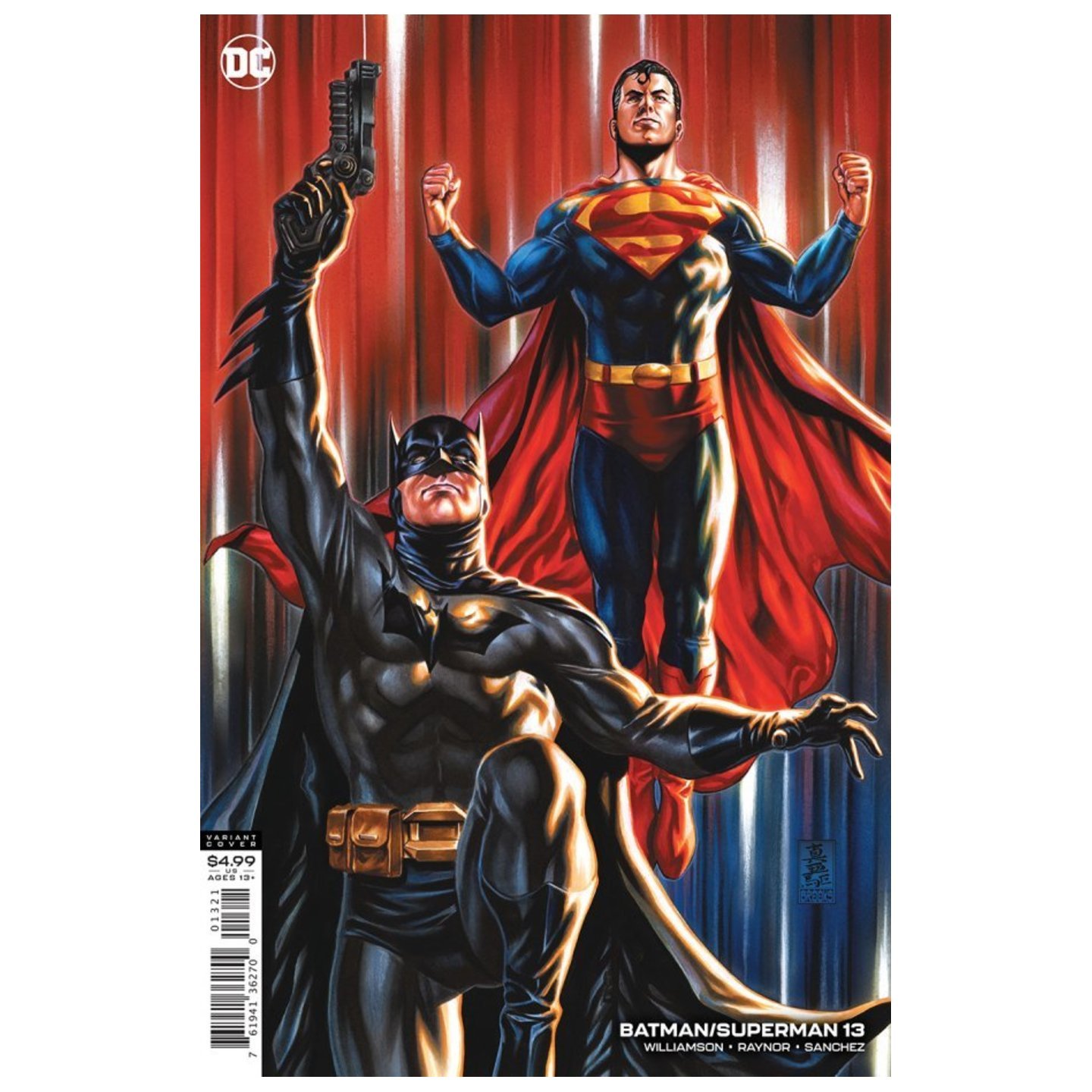 BATMAN SUPERMAN #13 CVR B MARK BROOKS CARD STOCK VAR