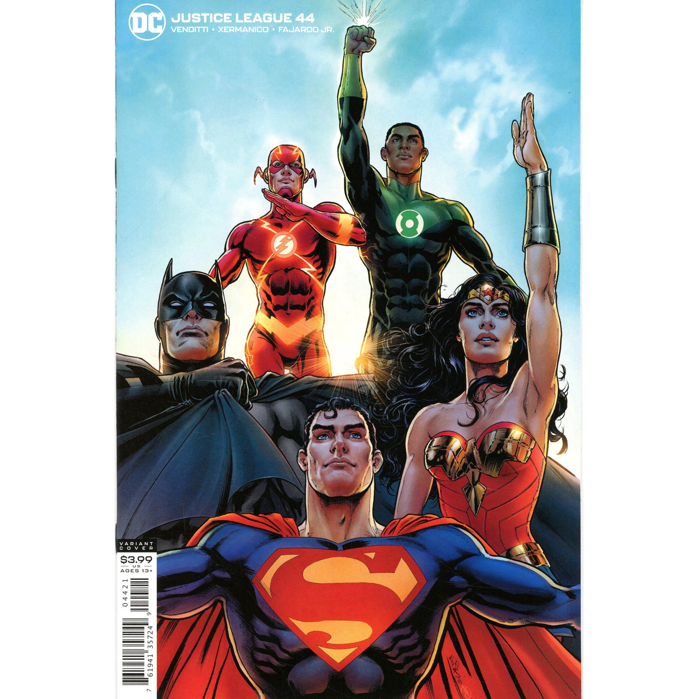 JUSTICE LEAGUE 44 NICOLA SCOTT VAR ED