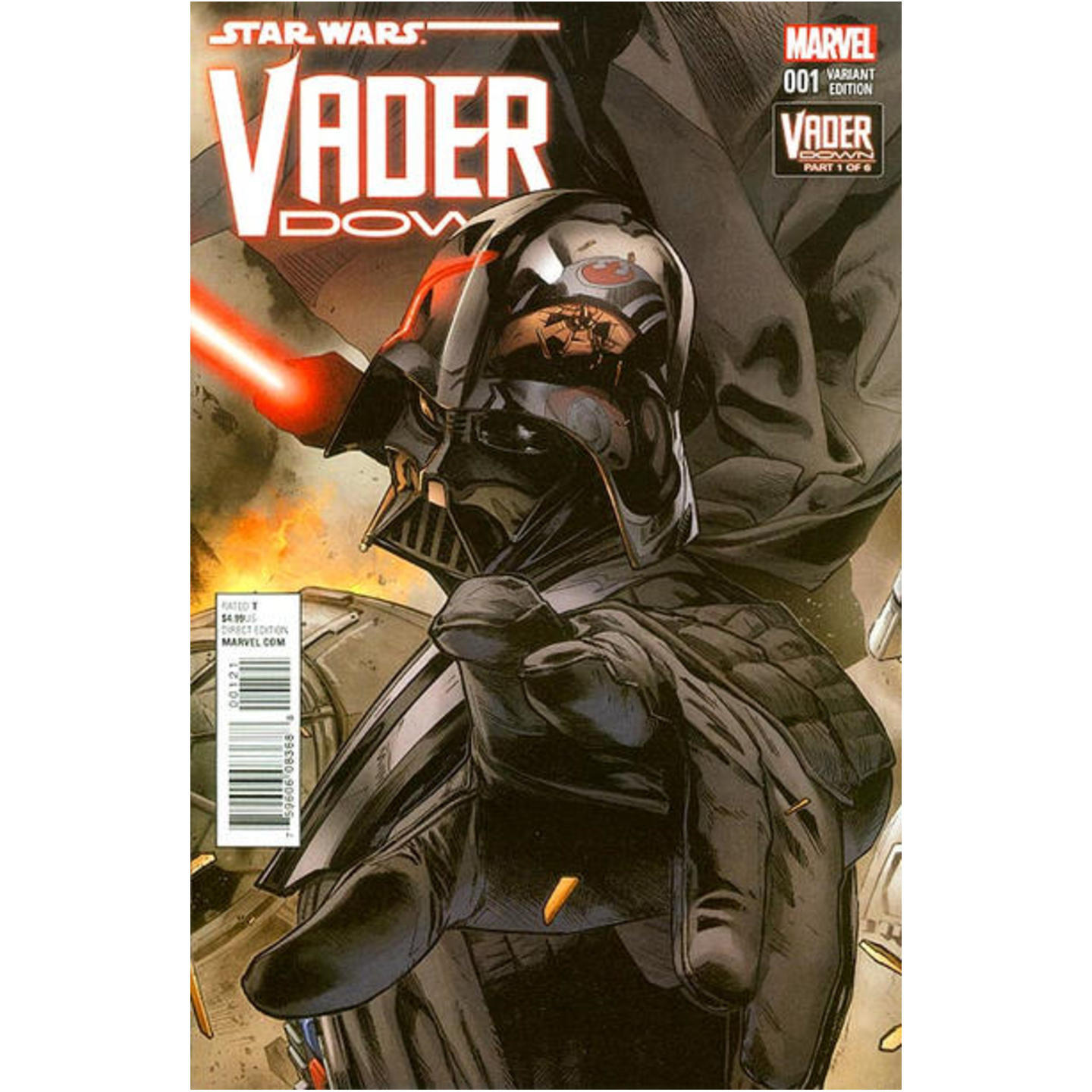 STAR WARS: VADER DOWN #1 - CLAY MANN CONNECTING COVER A VARIANT