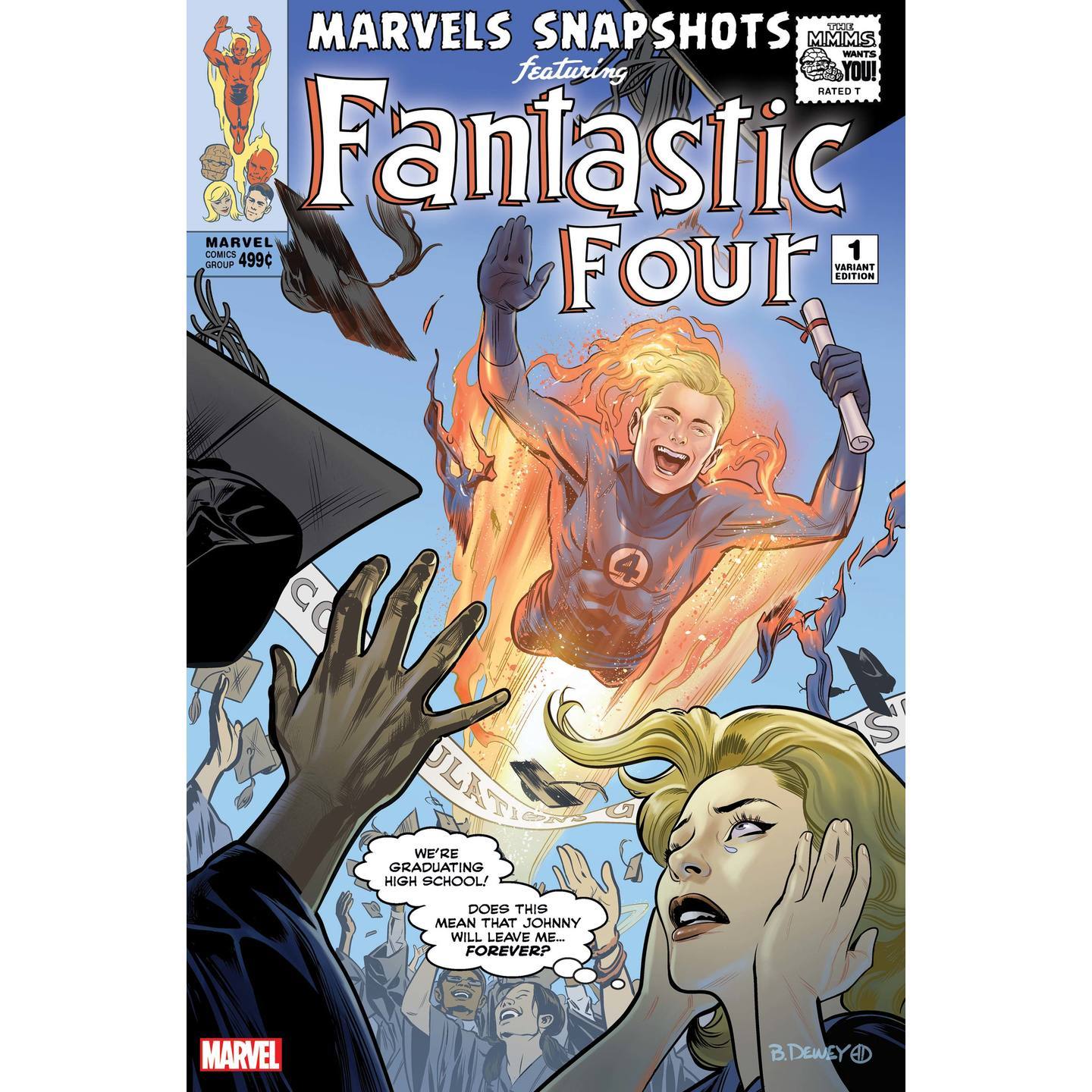 FANTASTIC FOUR MARVELS SNAPSHOT 1 DEWEY VAR