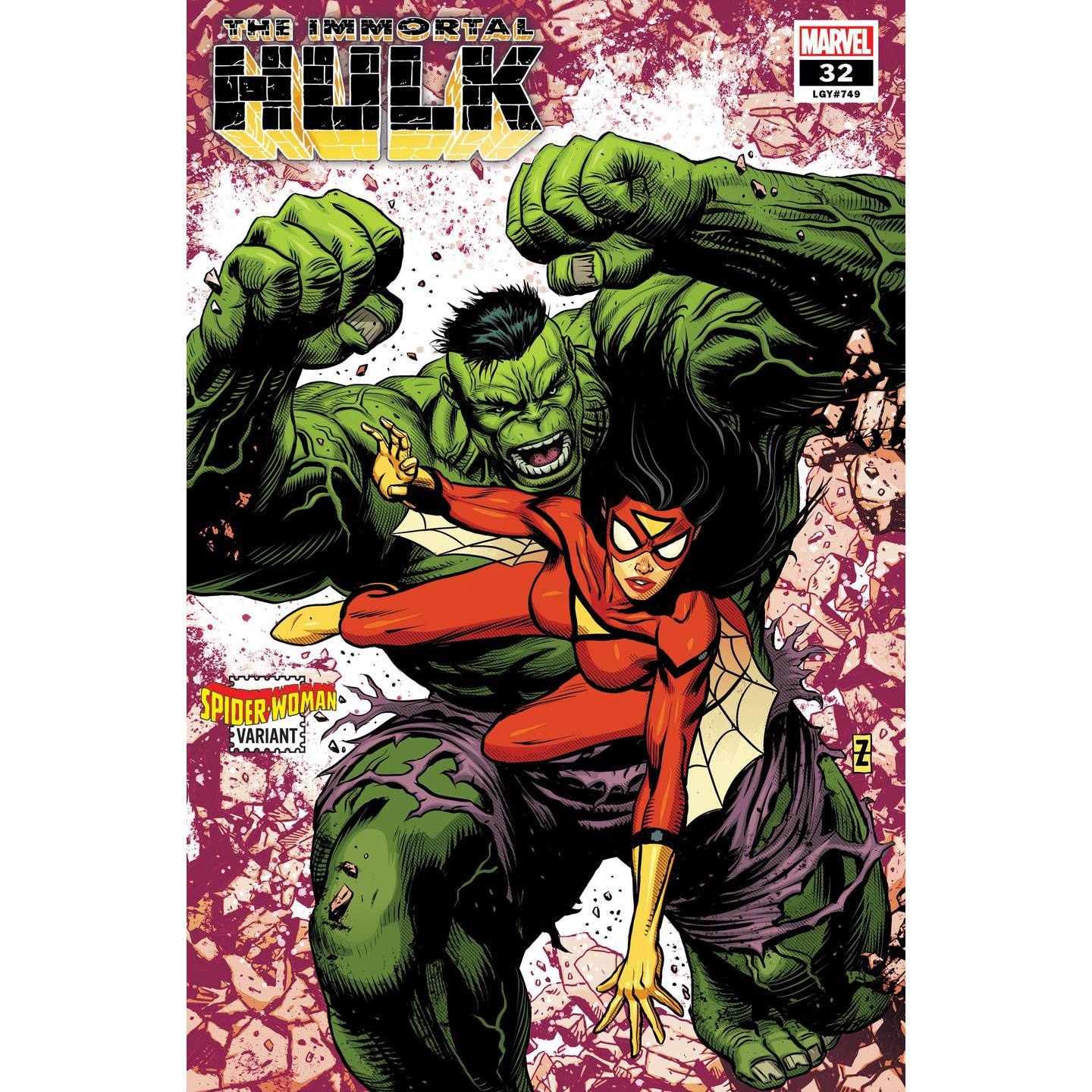 IMMORTAL HULK 32 ZIRCHER SPIDER-WOMAN VAR