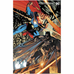 BATMAN SUPERMAN 7 CARD STOCK ANDY KUBERT VAR ED