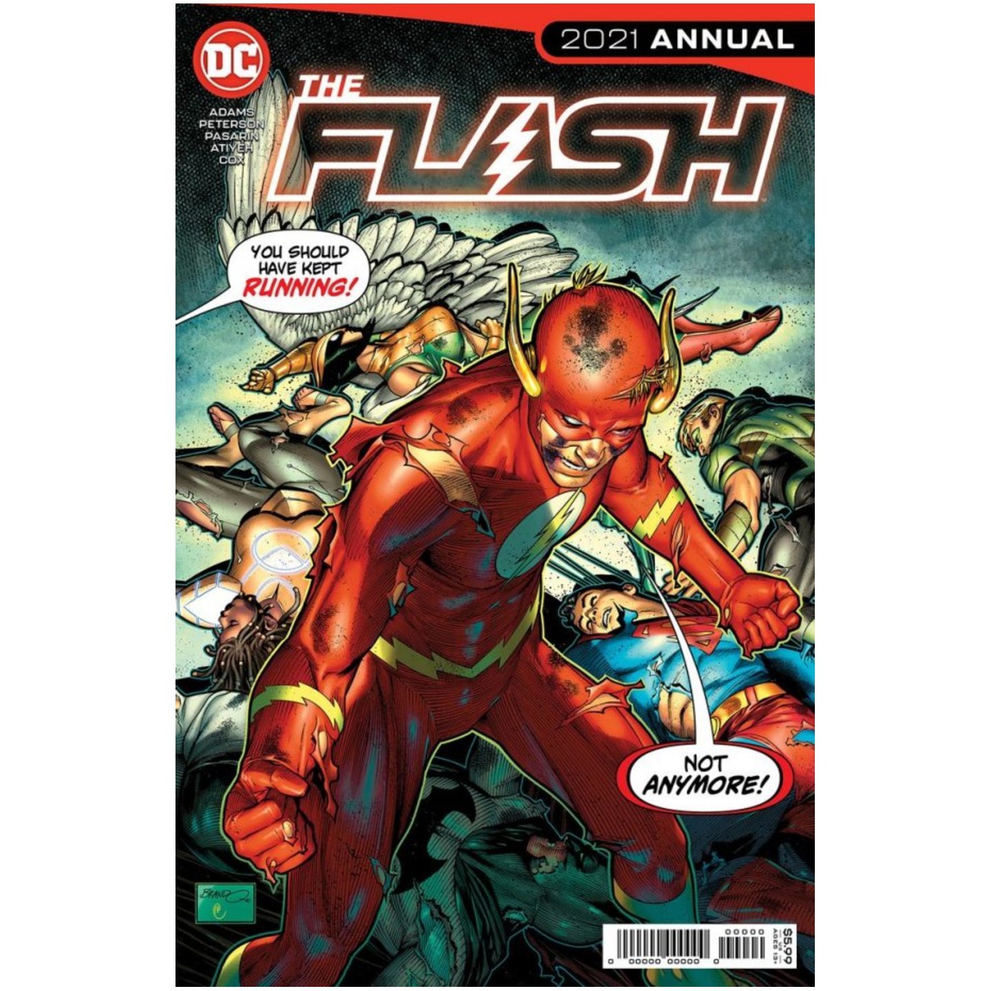 FLASH 2021 ANNUAL #1 CVR A BRANDON PETERSON