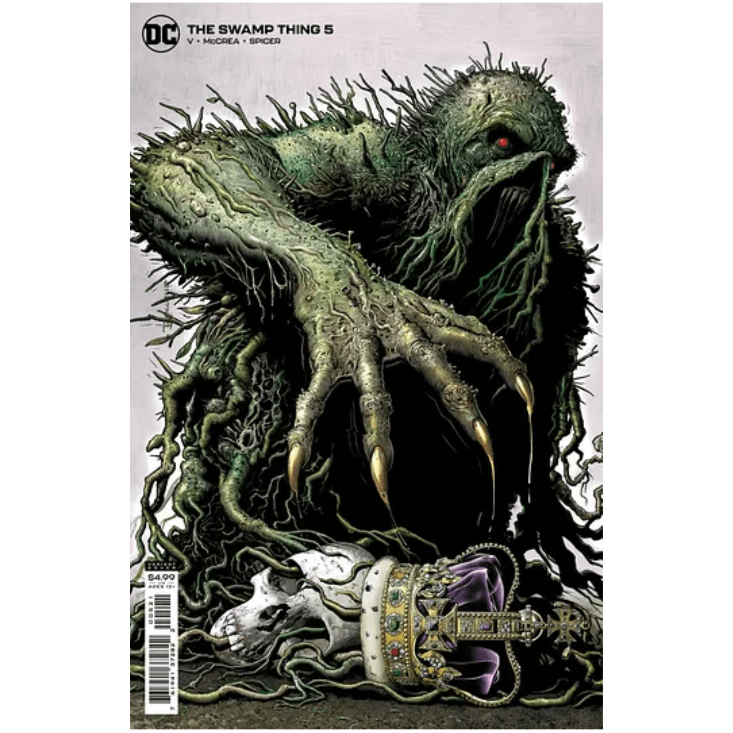 SWAMP THING #5 (OF 10) CVR B BRIAN BOLLAND CARD STOCK VAR