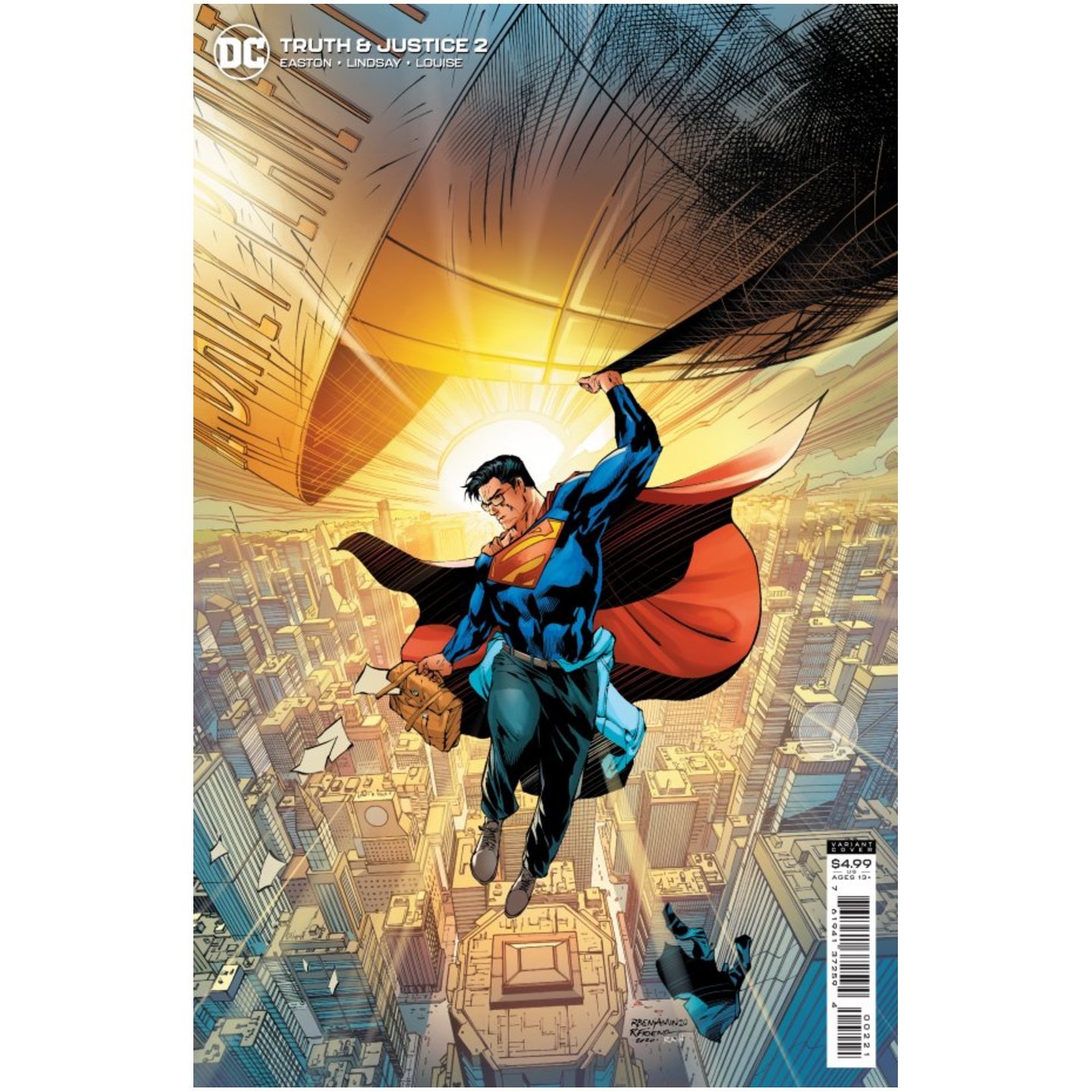 TRUTH & JUSTICE #2 CVR B RYAN BENJAMIN & RICHARD FRIEND VAR