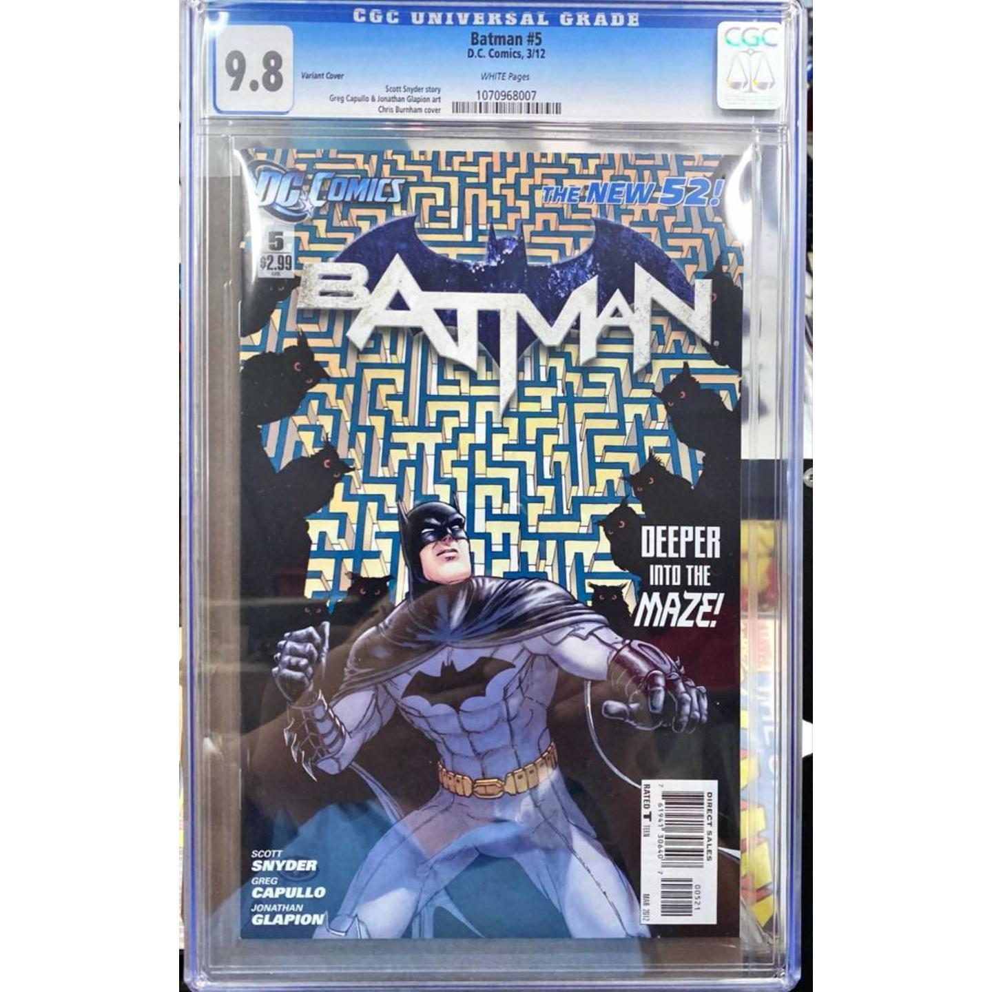 BATMAN #5 VARIANT CGC 9.8