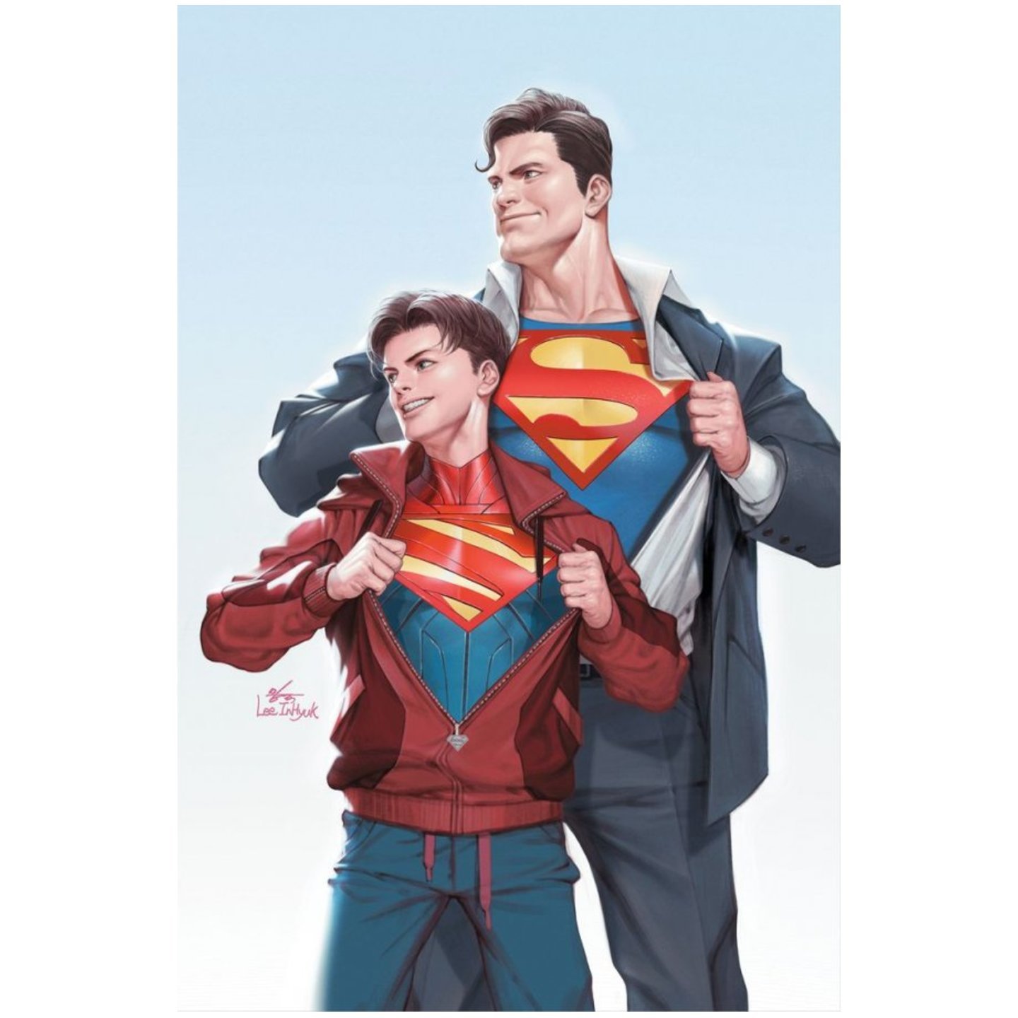 SUPERMAN #32 CVR B INHYUK LEE CARD STOCK VAR