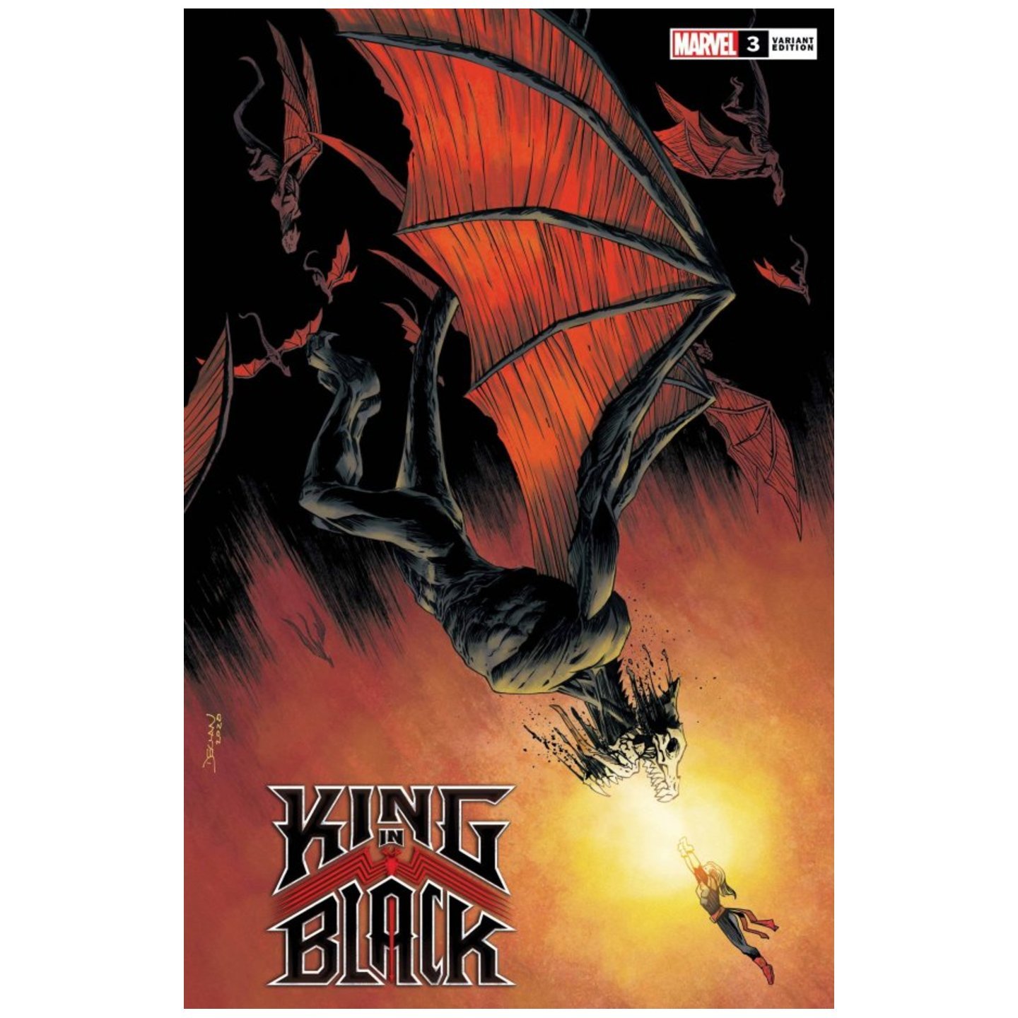 King in Black #3 1:50 Shalvey Dragon Variant