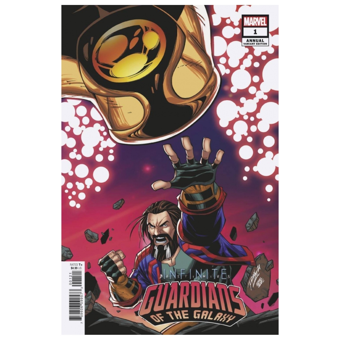 GUARDIANS OF THE GALAXY ANNUAL 1 CONNECTING VAR INFD