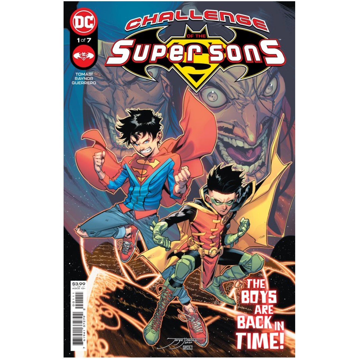 CHALLENGE OF THE SUPER SONS #1 (OF 7) CVR A JORGE JIMENEZ