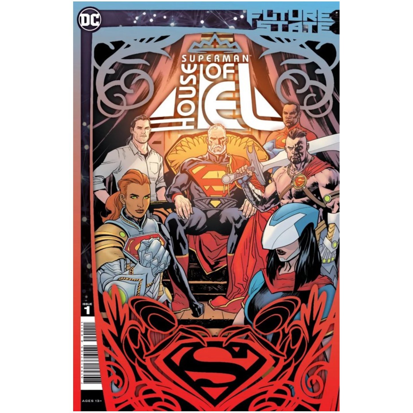 FUTURE STATE SUPERMAN HOUSE OF EL #1 (ONE SHOT) CVR A YANICK PAQUETTE