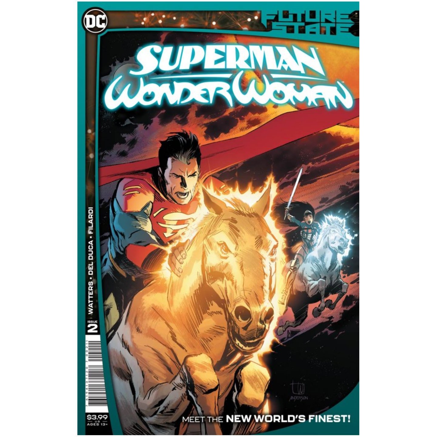 FUTURE STATE SUPERMAN WONDER WOMAN #2 (OF 2) CVR A LEE WEEKS