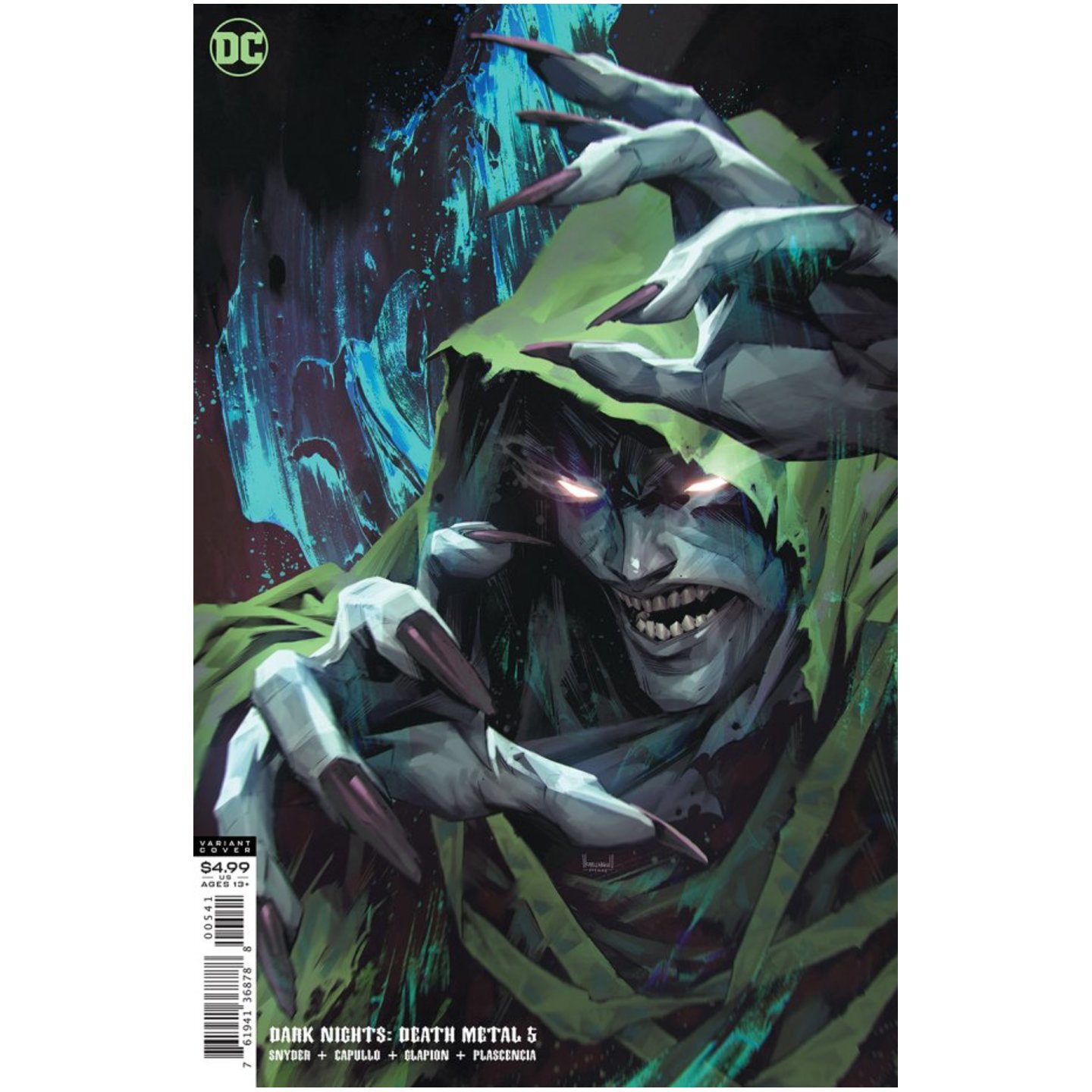 DARK NIGHTS DEATH METAL #5 (OF 7) CVR D LUCIO PARRILLO B SPECTRE VAR