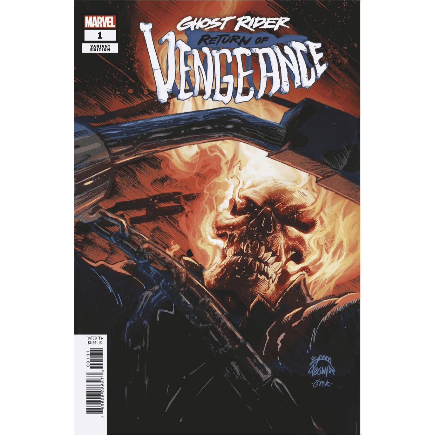 GHOST RIDER RETURN OF VENGEANCE #1 STEGMAN VAR