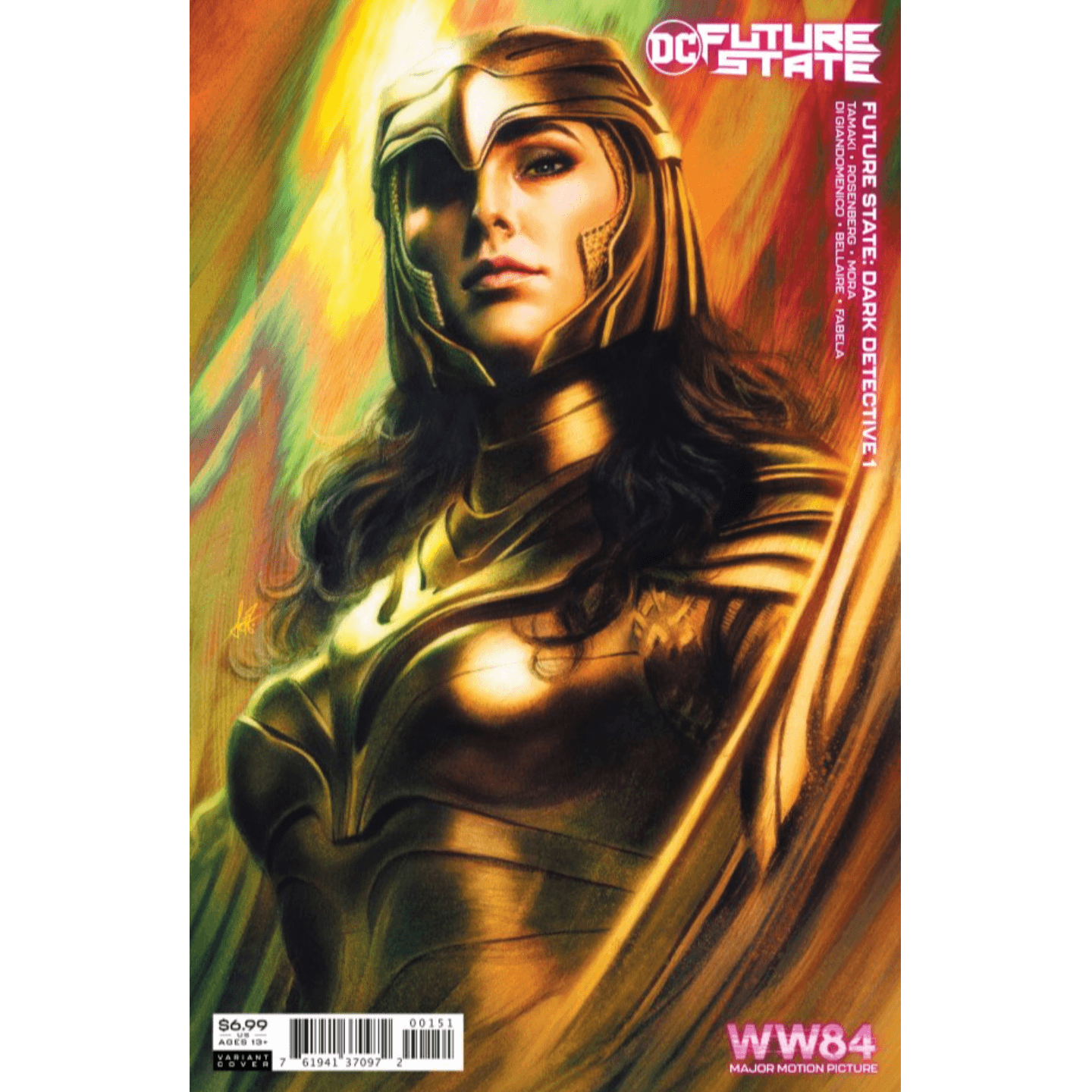 FUTURE STATE DARK DETECTIVE #1 (OF 4) CVR C WONDER WOMAN 1984 STANLEY ARTGERM LAU CARD STOCK VAR