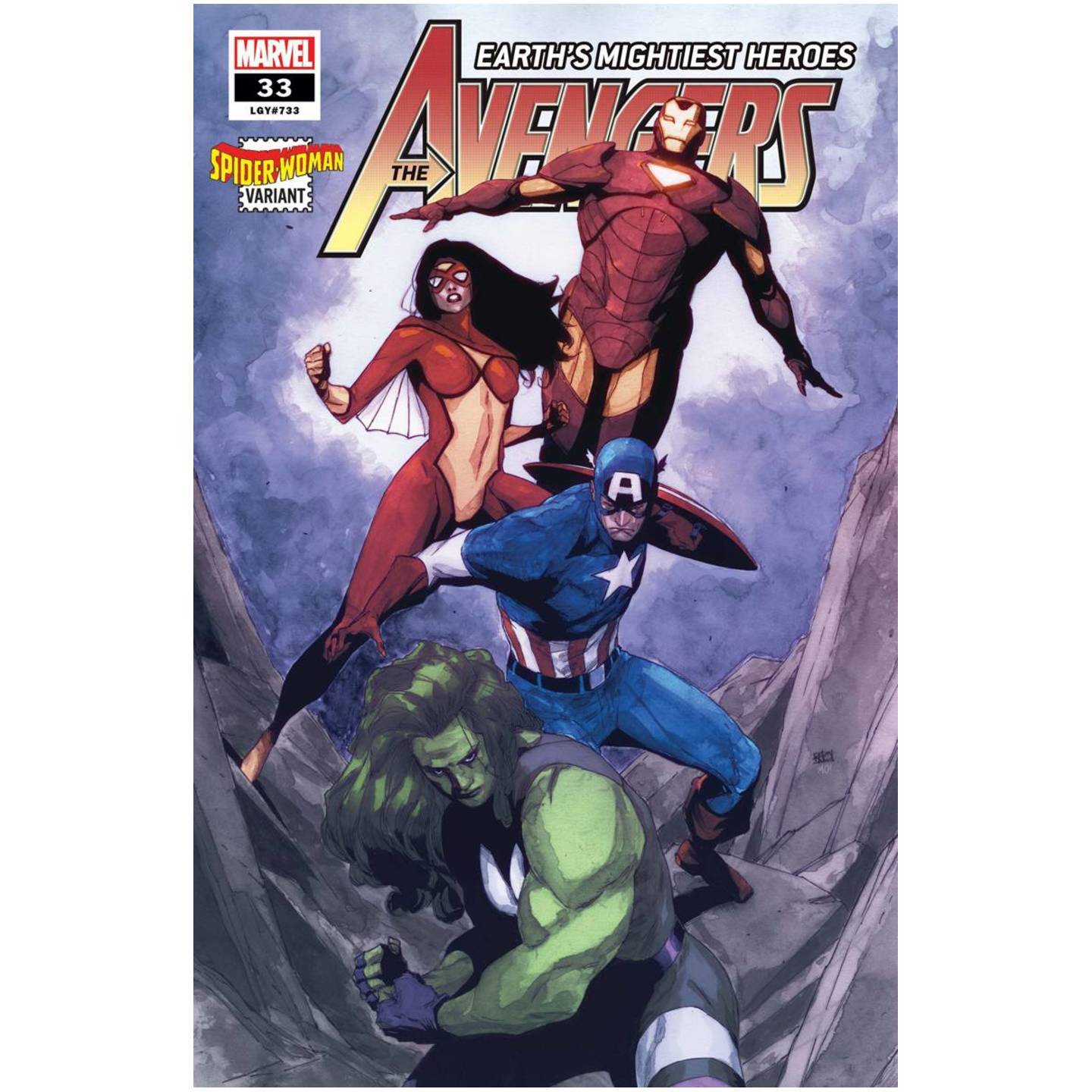 AVENGERS #33 PHAM SPIDER-WOMAN VAR