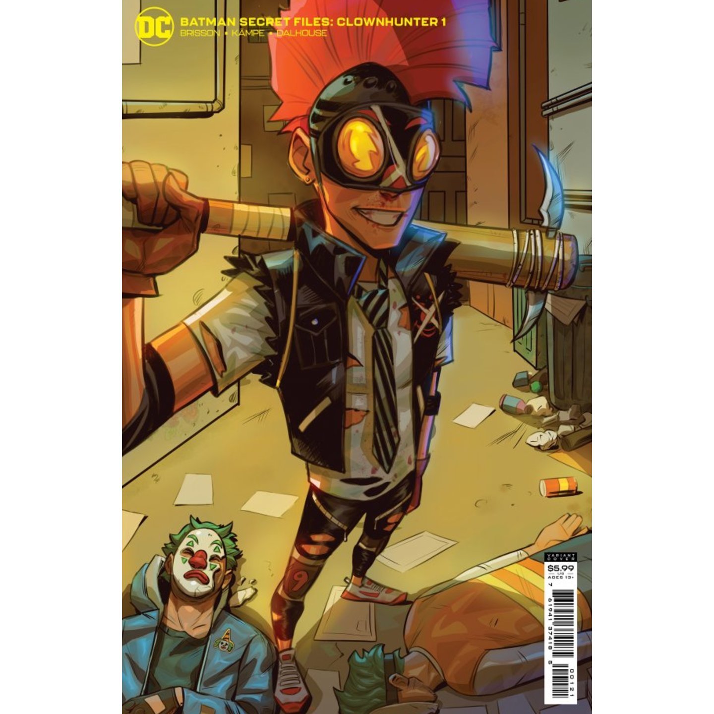 BATMAN SECRET FILES CLOWNHUNTER #1 (ONE SHOT) CVR B KOFI OFOSU CARD STOCK VAR