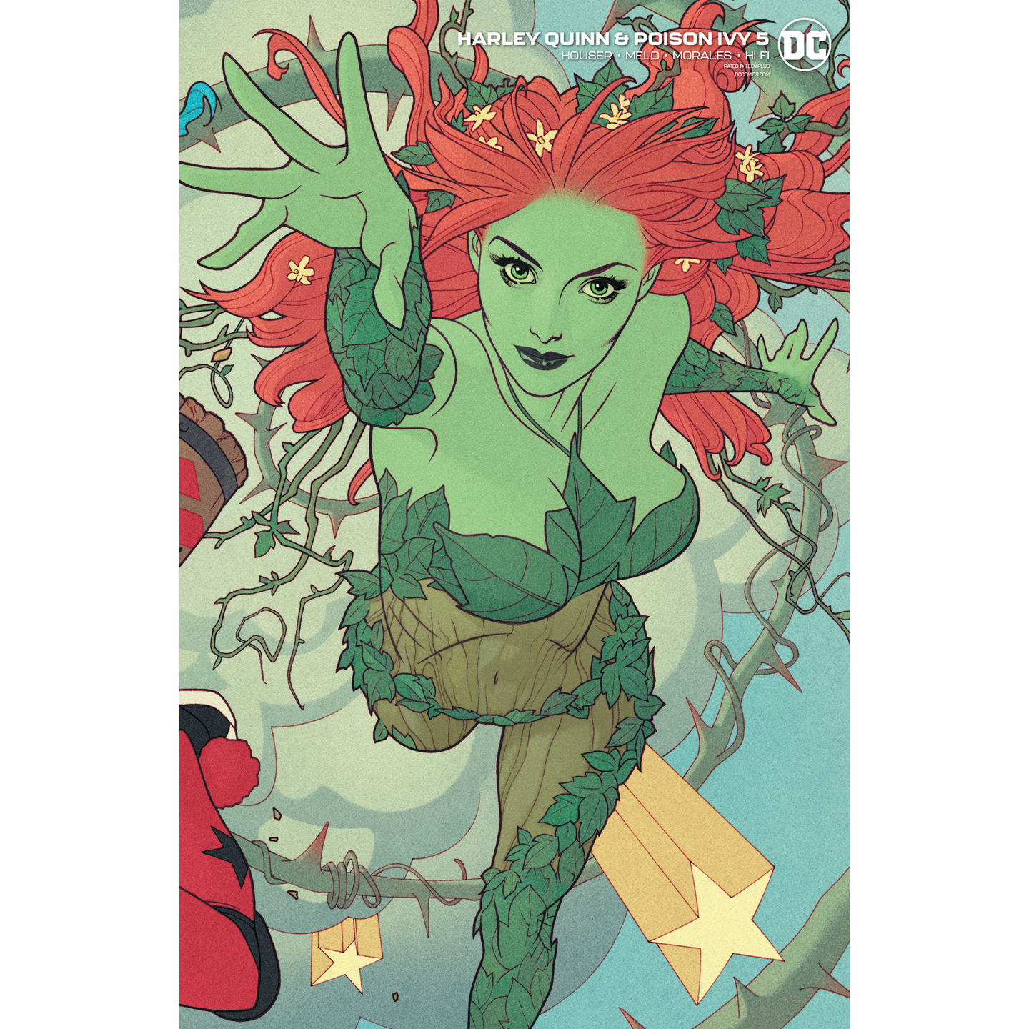 HARLEY QUINN & POISON IVY 5 OF 6 CARD STOCK POISON IVY VA