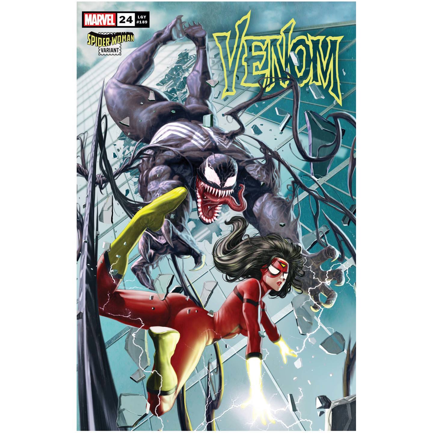 VENOM 24 ROCK-HE KIM SPIDER-WOMAN VAR