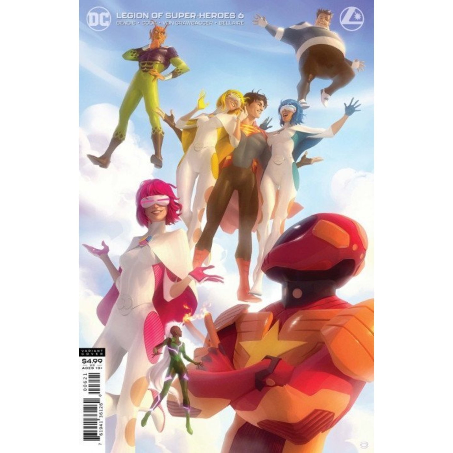 LEGION OF SUPER-HEROES #6 CARD STOCK VARIANT COVER