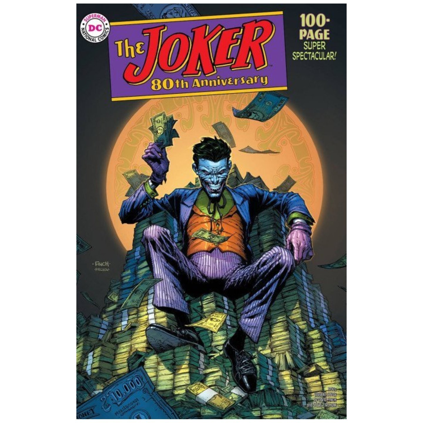 THE JOKER 80TH ANNIVERSARY 100-PAGE SUPER SPECTACULAR #1 1950S VARIANT COVER BY DAVID FINCH