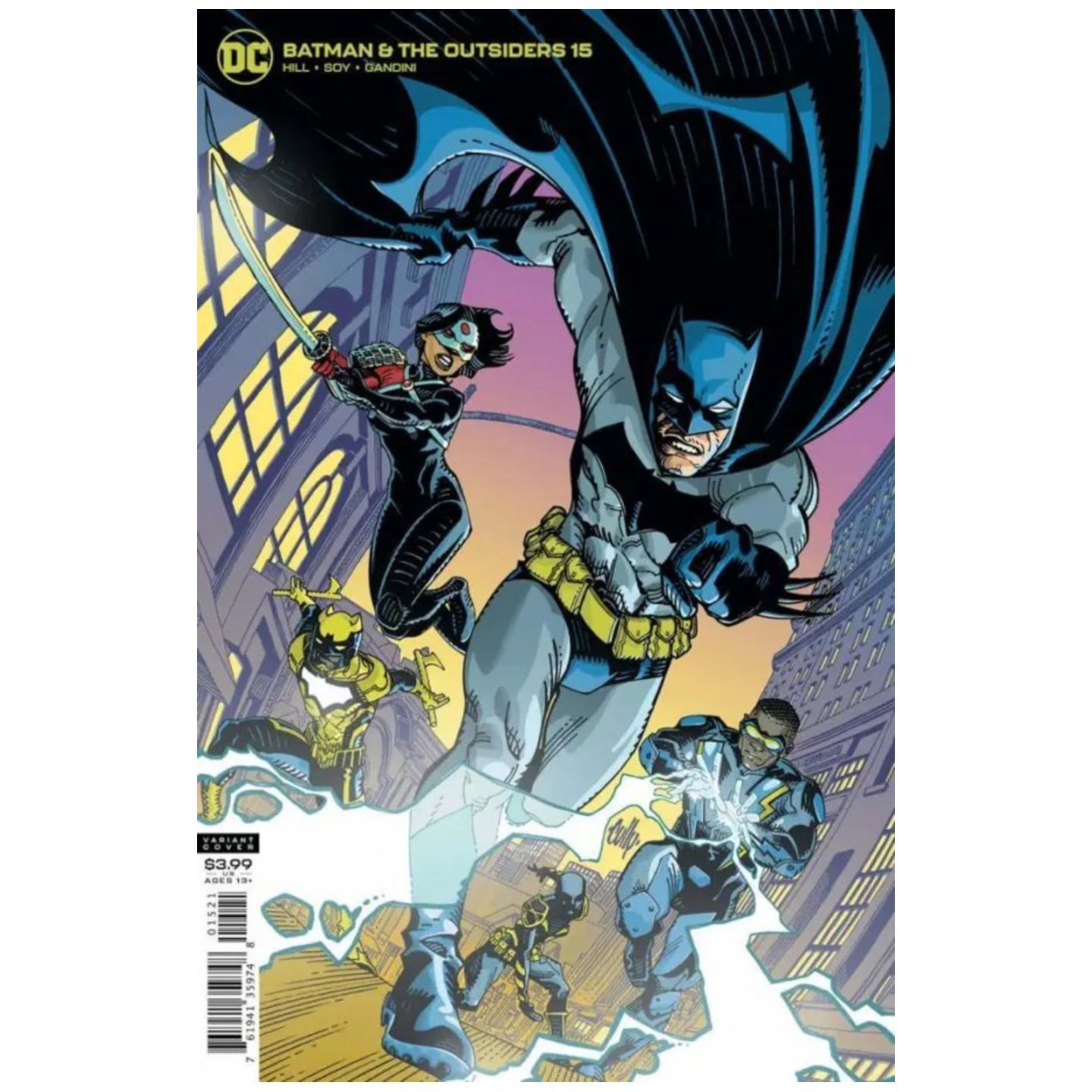 BATMAN AND THE OUTSIDERS #15 CVR B CULLY HAMNER VAR