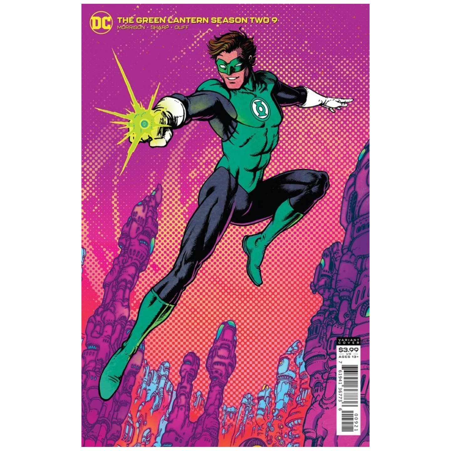 GREEN LANTERN SEASON TWO #9 (OF 12) CVR B CHRIS BURNHAM VAR