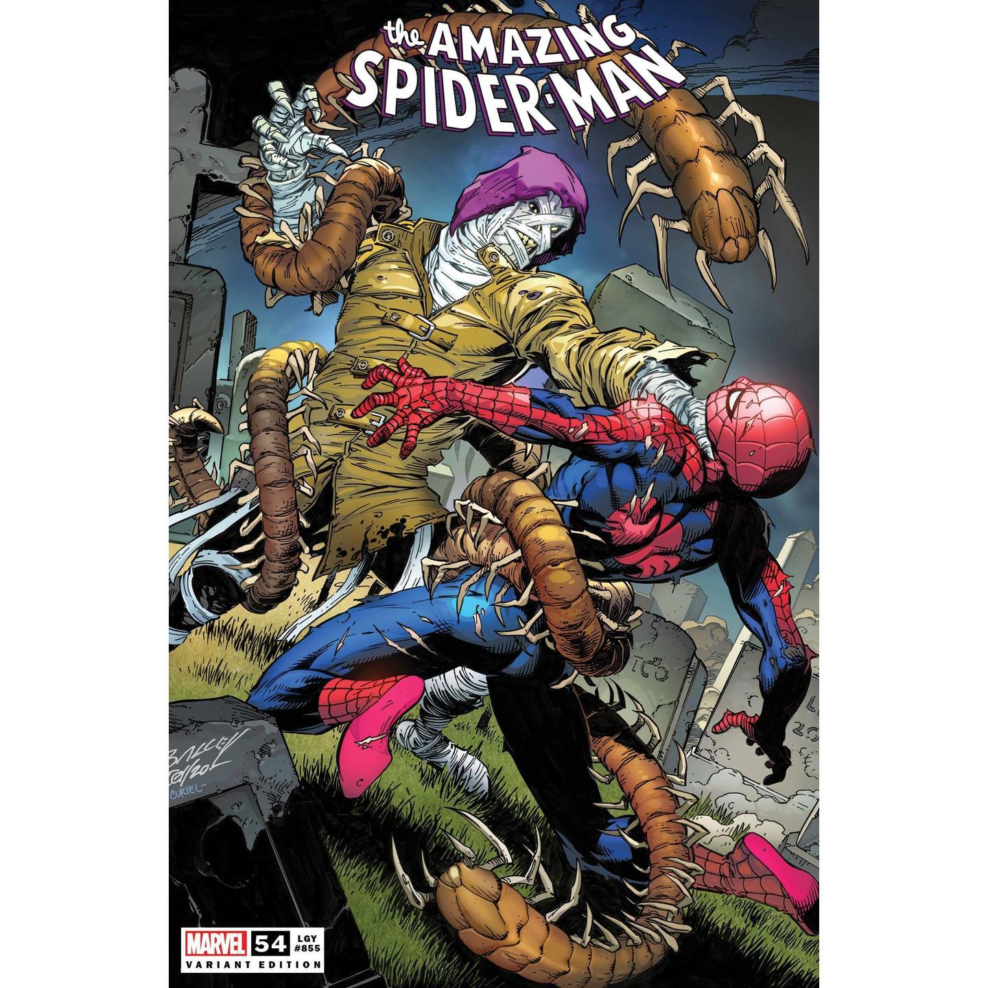 AMAZING SPIDER-MAN #54 BAGLEY VAR LR